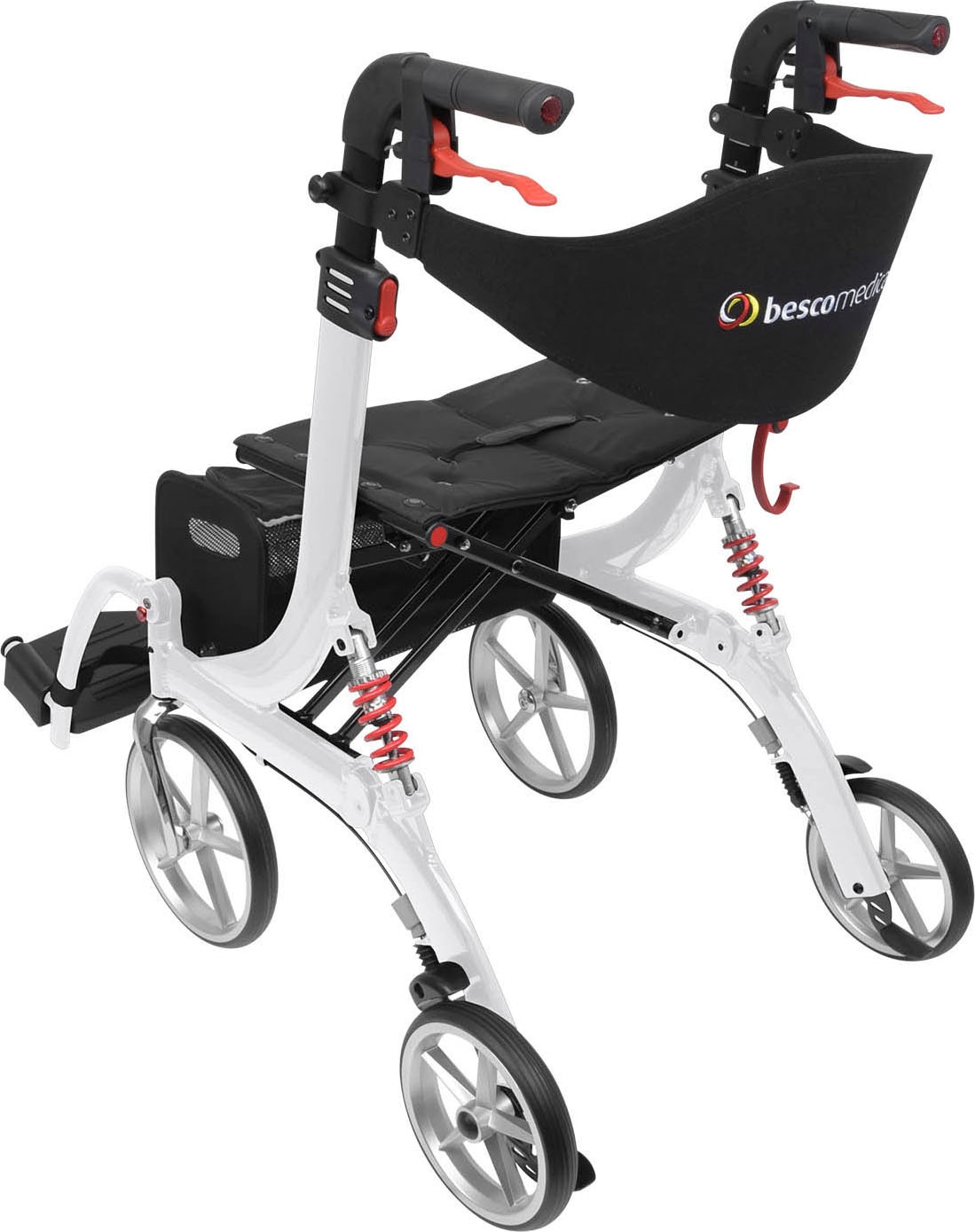 bescomedical Rollator »Spring Medium Vario«, Größe M (Sitzhöhe 56cm), inkl. Beinstützen