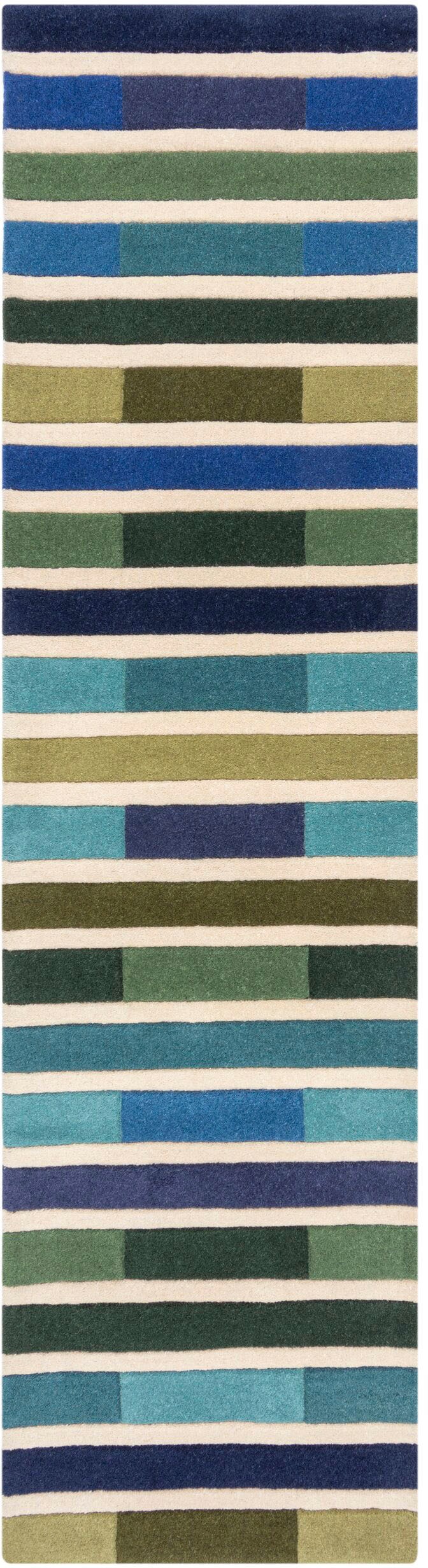 FLAIR RUGS Läufer »Piano«, rechteckig, 10 mm Höhe, gestreift, rechteckig günstig online kaufen