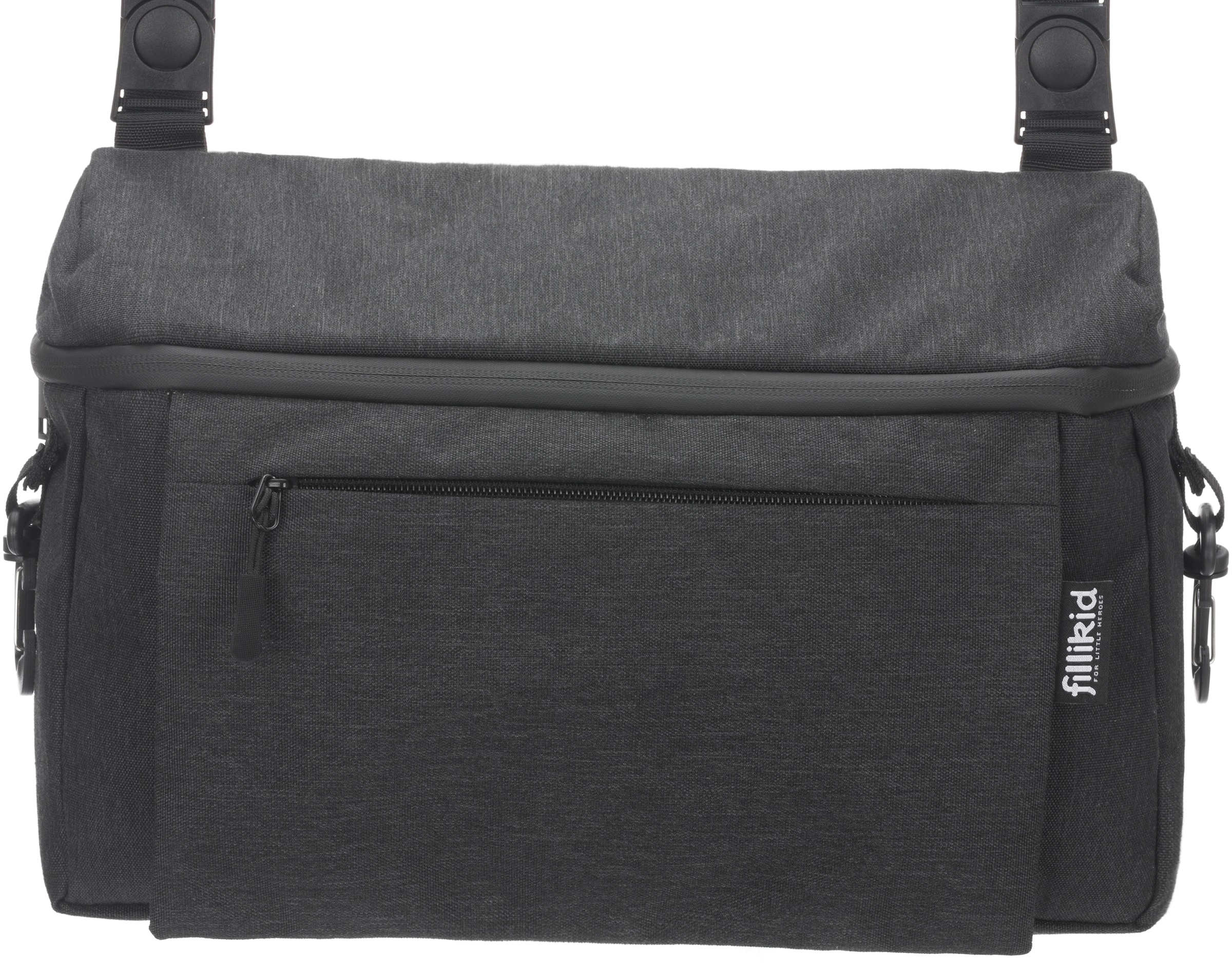 Fillikid Kinderwagen-Tasche »Buggy Organizer Sport, schwarz«, mit Wickelunterlage