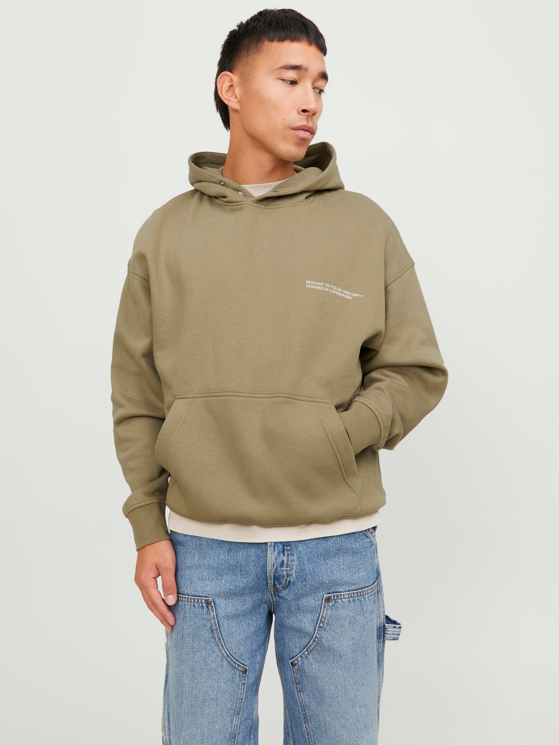 Jack & Jones Kapuzensweatshirt »JORVESTERBRO BACK SWEAT HOOD SN«