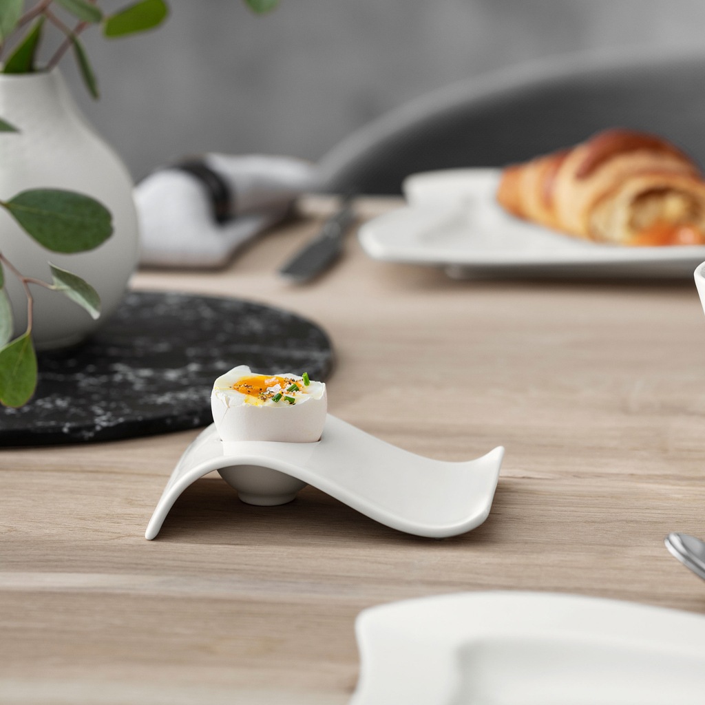 Villeroy & Boch Eierbecher »Eierbecher NewWave 4er Set weiß« günstig online kaufen