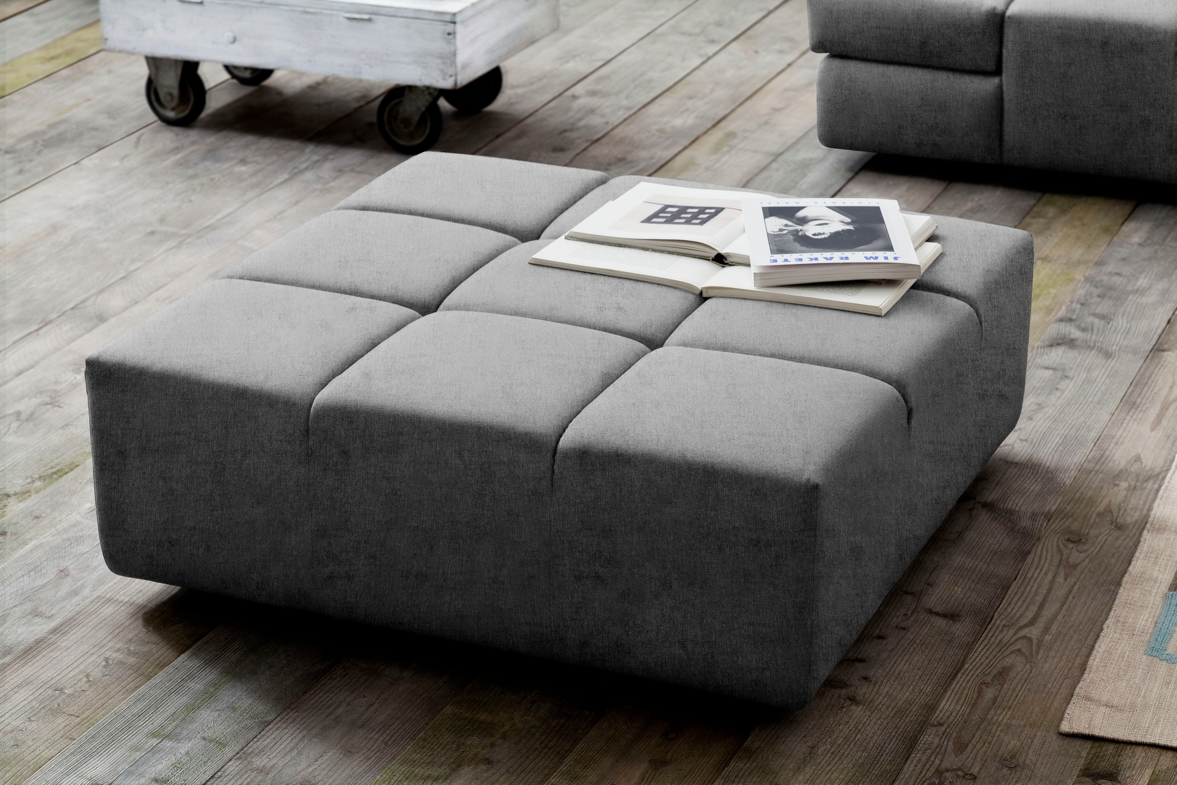 INOSIGN Polsterhocker »Ancona«, passend zur "Ancona"-Polsterserie, auch in Cord + Easy Care