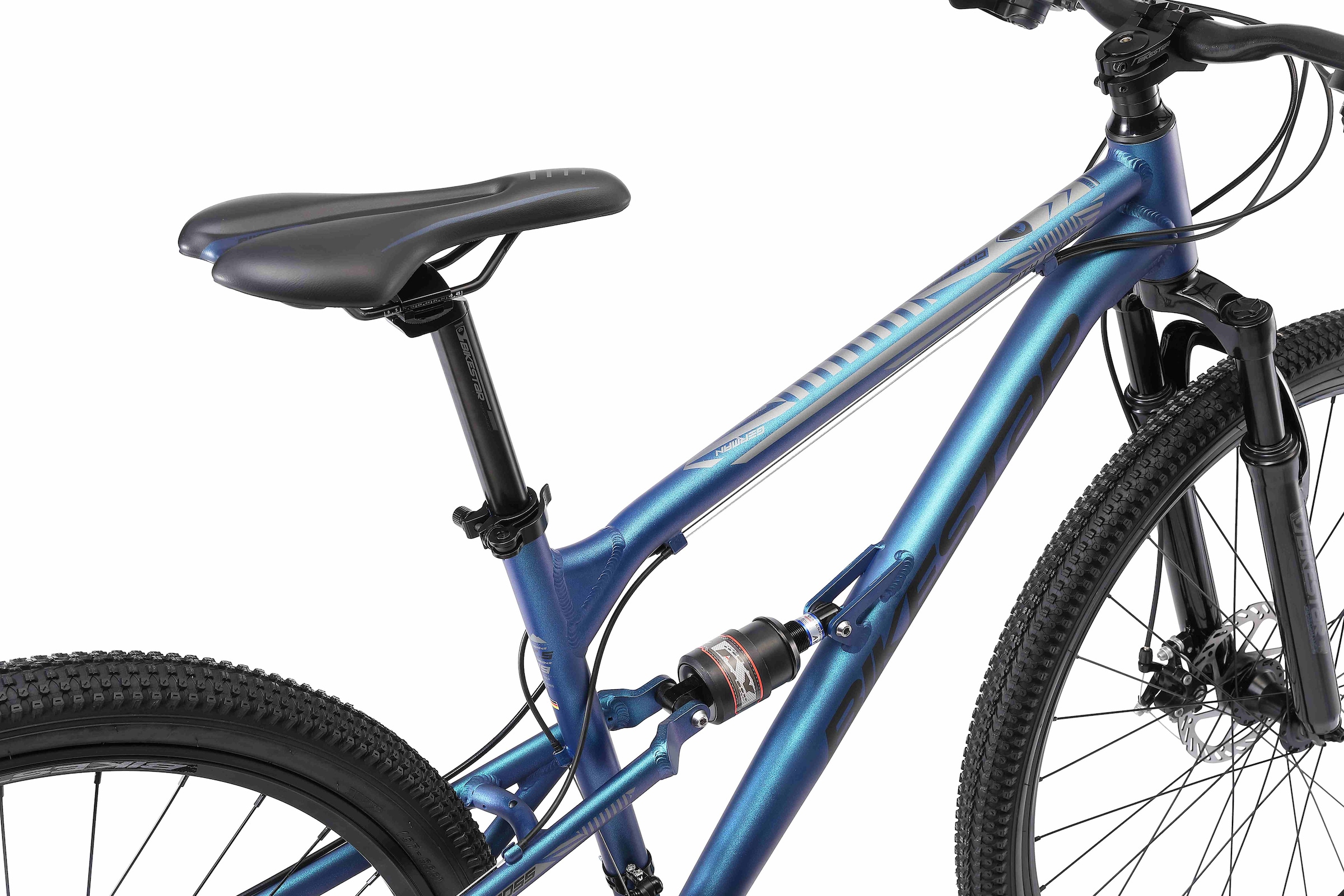 Bikestar Mountainbike, 21 Gang, Shimano, RD-TY300 Schaltwerk, Kettenschaltung, für Damen und Herren, Kettenschaltung