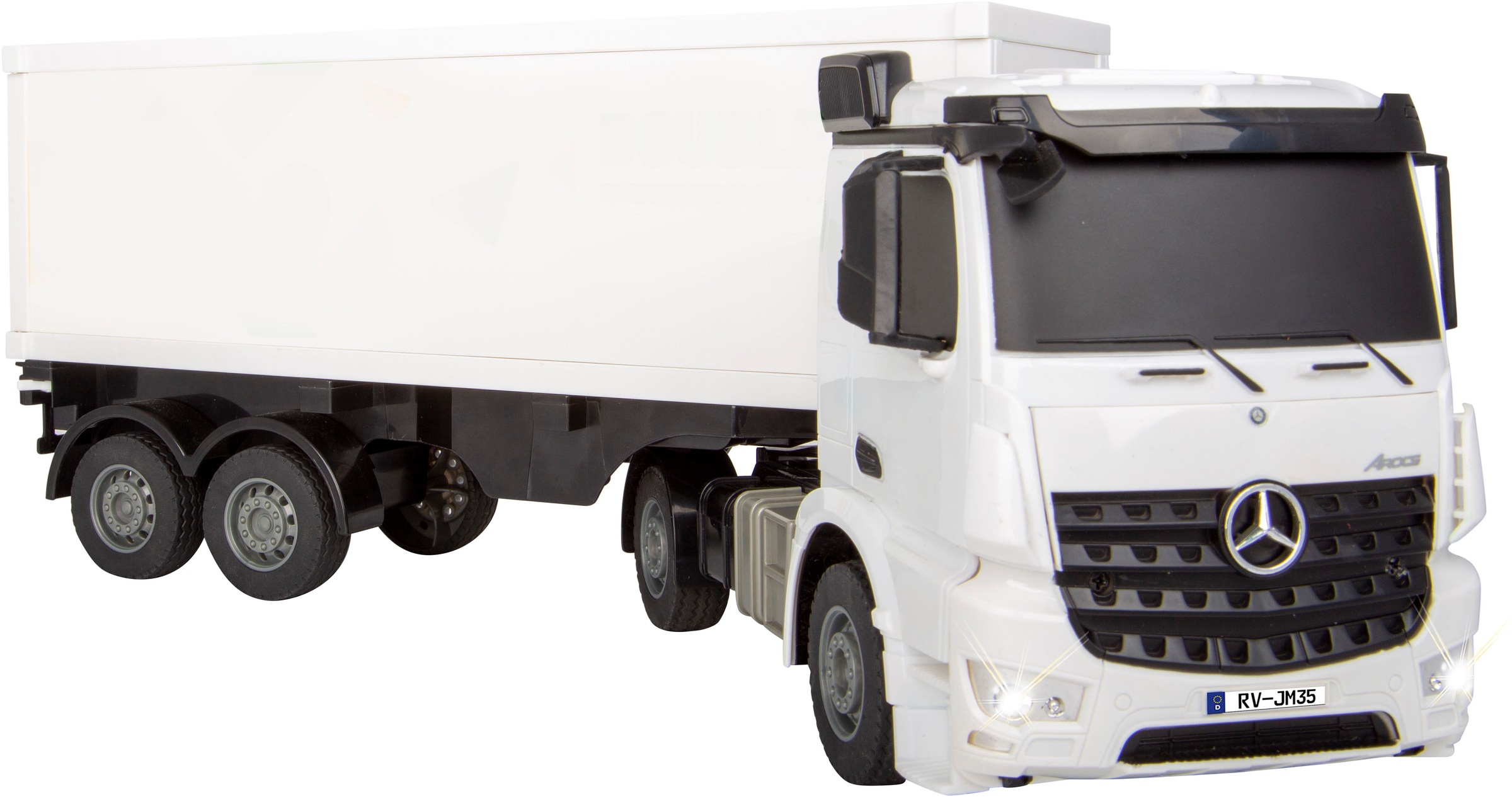 Jamara RC-Auto »Container LKW Mercedes-Benz Arocs 1:26 2,4GHz«, mit LED Licht