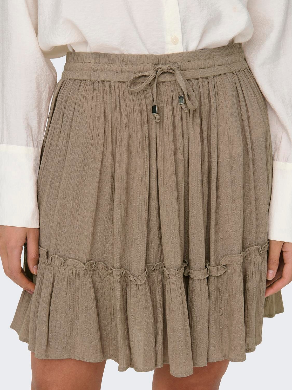 2. Bild von ONLY Minirock »ONLIBIZA LIFE SHORT SKIRT WVN NOOS«, mit Volant