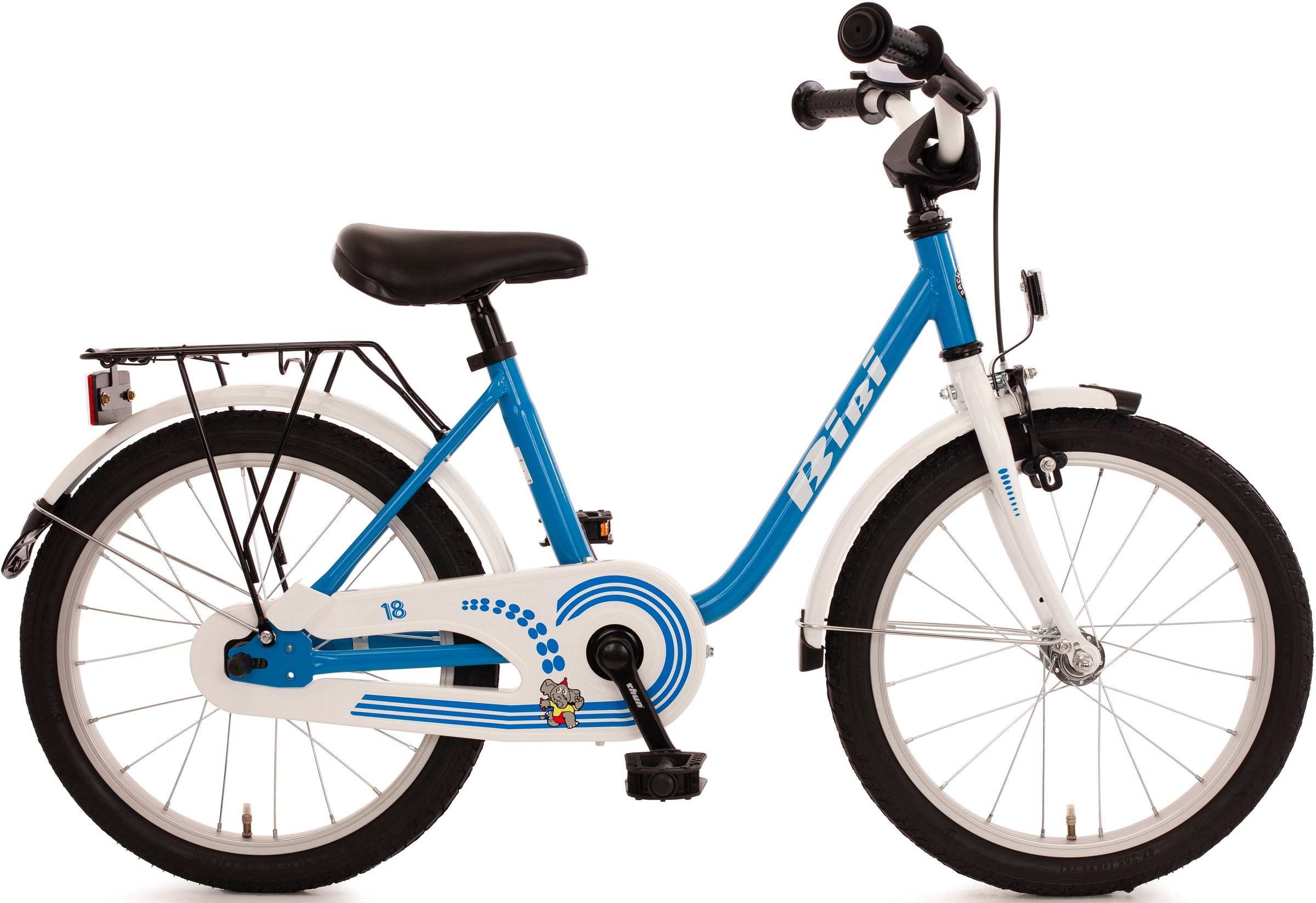 BACHTENKIRCH Kinderfahrrad »Bibi« 1 Gang weiß/blau