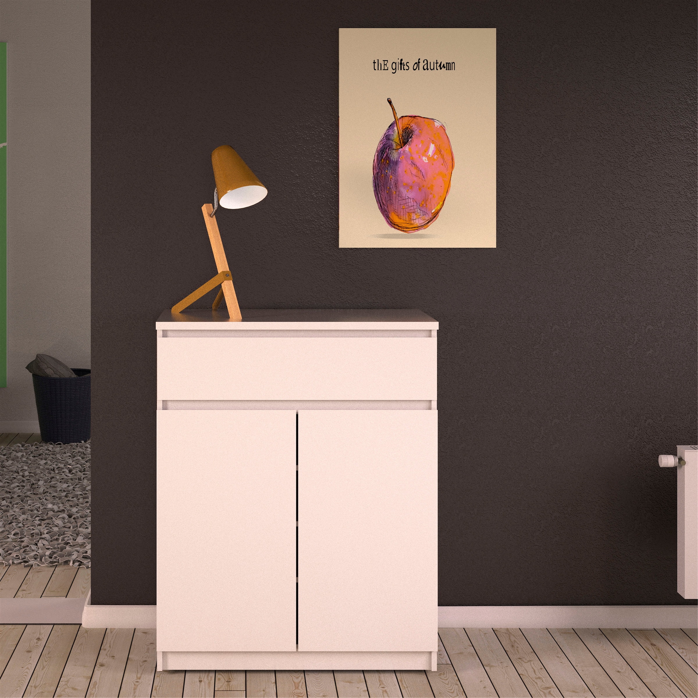 INOSIGN Kommode »Naia«, abgerundete Schubladenkanten auf Metallgleiter, Breite 80,2 cm