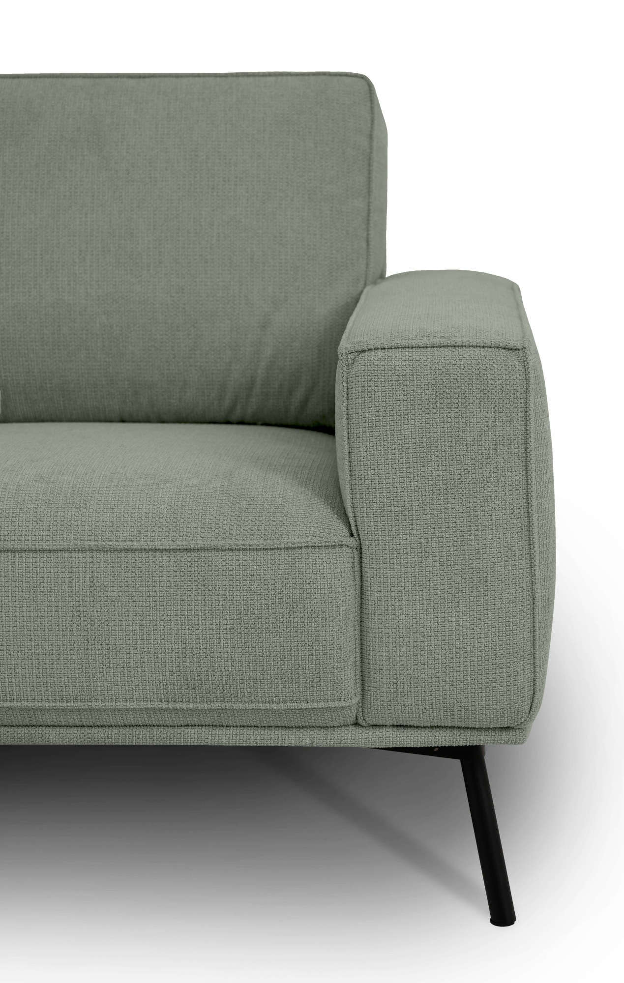andas Ecksofa »Vosby«, Breite 260 cm, Chenille, mit dekorativer Kedernaht