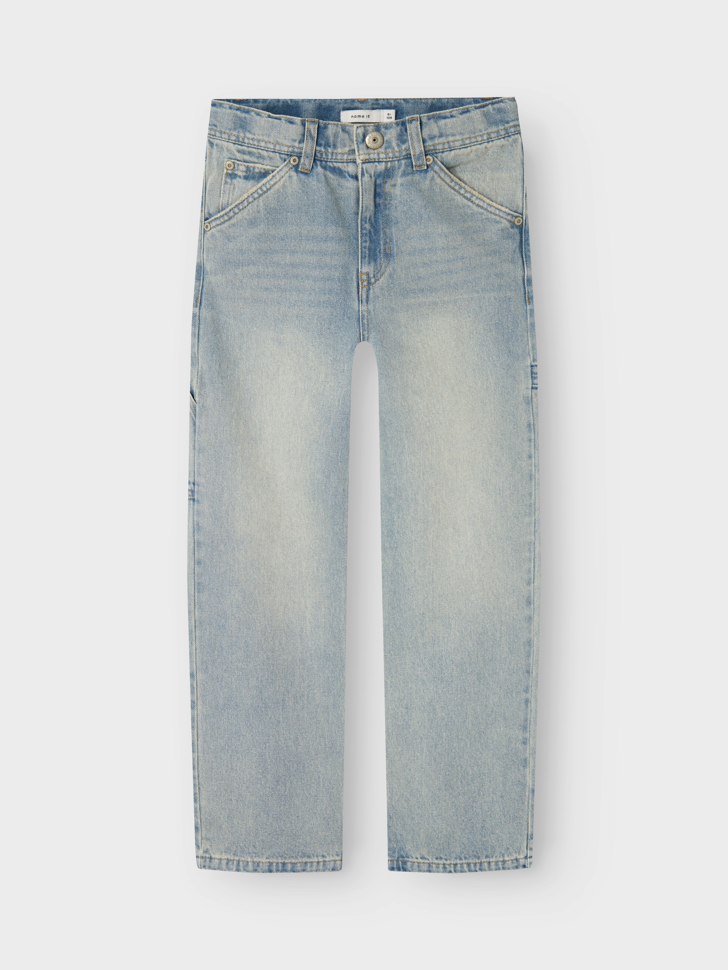 Name It 5-Pocket-Jeans »NKMRYAN für Jungen mit geradem Bein und 5-Pocket-Style«, unifarben, casual, straight fit, Baumwolle, Denim