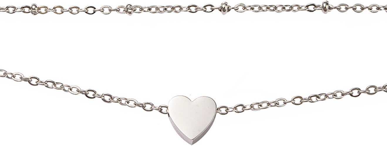 Firetti Fußketten Set »Schmuck Geschenk Körperschmuck Herz«
