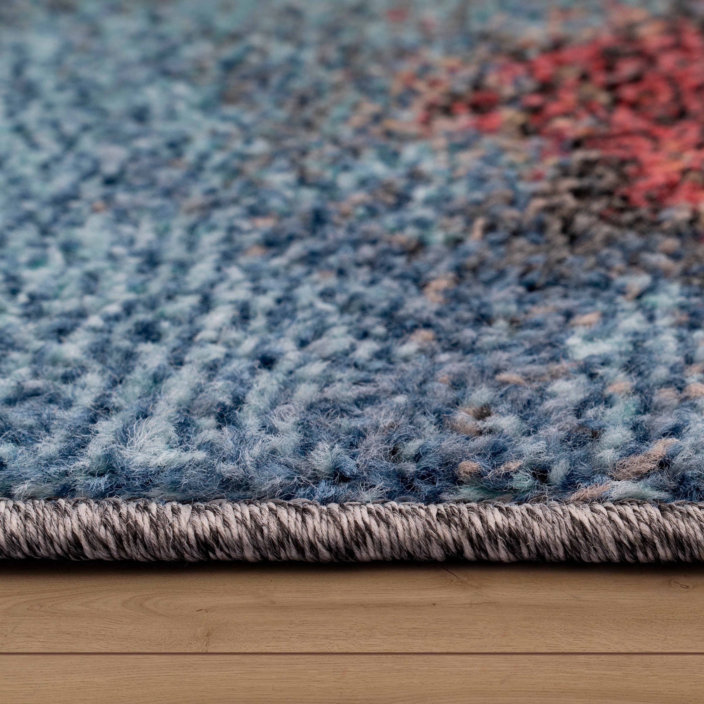 Paco Home Teppich »Ryan 931«, rechteckig, 12 mm Höhe, Kurzflor, modernes abstraktes Design, Wohnzimmer, Schlafzimmer