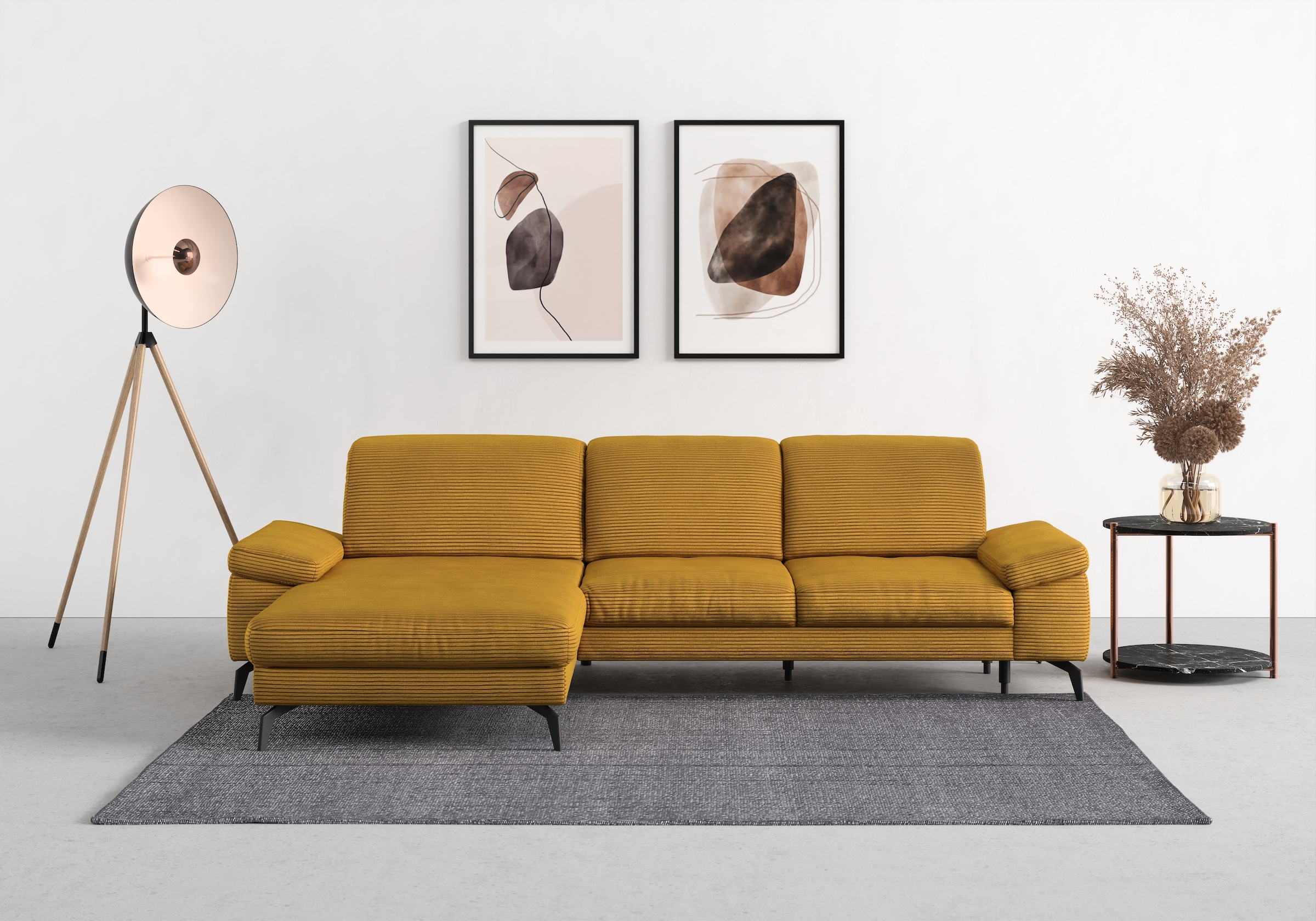 sit&more Ecksofa »Cabana L-Form« Recamiere, wahlweise mit Sitztiefen-, Arml günstig online kaufen