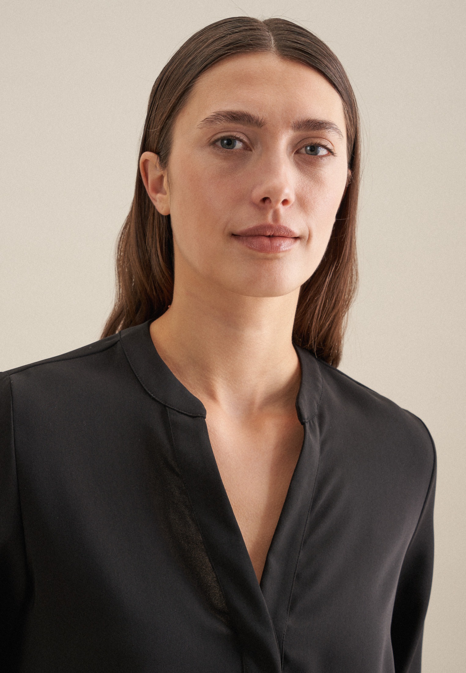 seidensticker Klassische Bluse »Schwarze Rose«, Tunika Uni