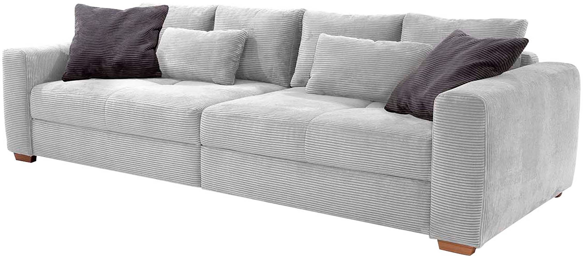 Jockenhöfer Gruppe Big-Sofa "Maxi" Federkernpolsterung, inklusive 8 Kissen günstig online kaufen