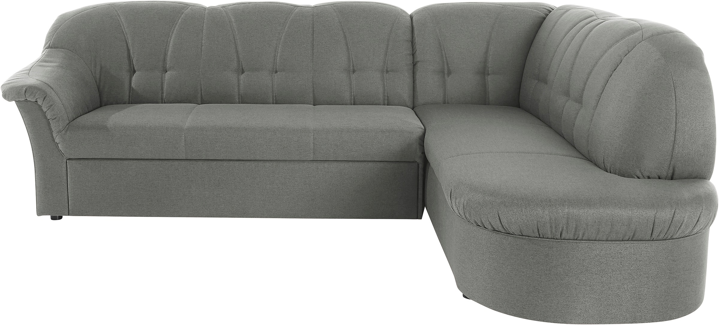 DOMO collection Ecksofa »Pegnitz, elegante Rückensteppung, zeitlose Formens günstig online kaufen