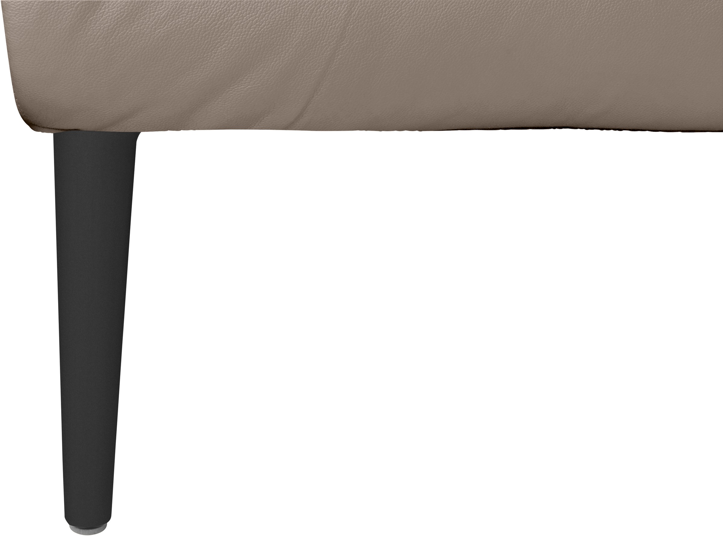 W.SCHILLIG Hocker »enjoy&MORE«, Füße schwarz pulverbeschichtet, Breite 106 cm