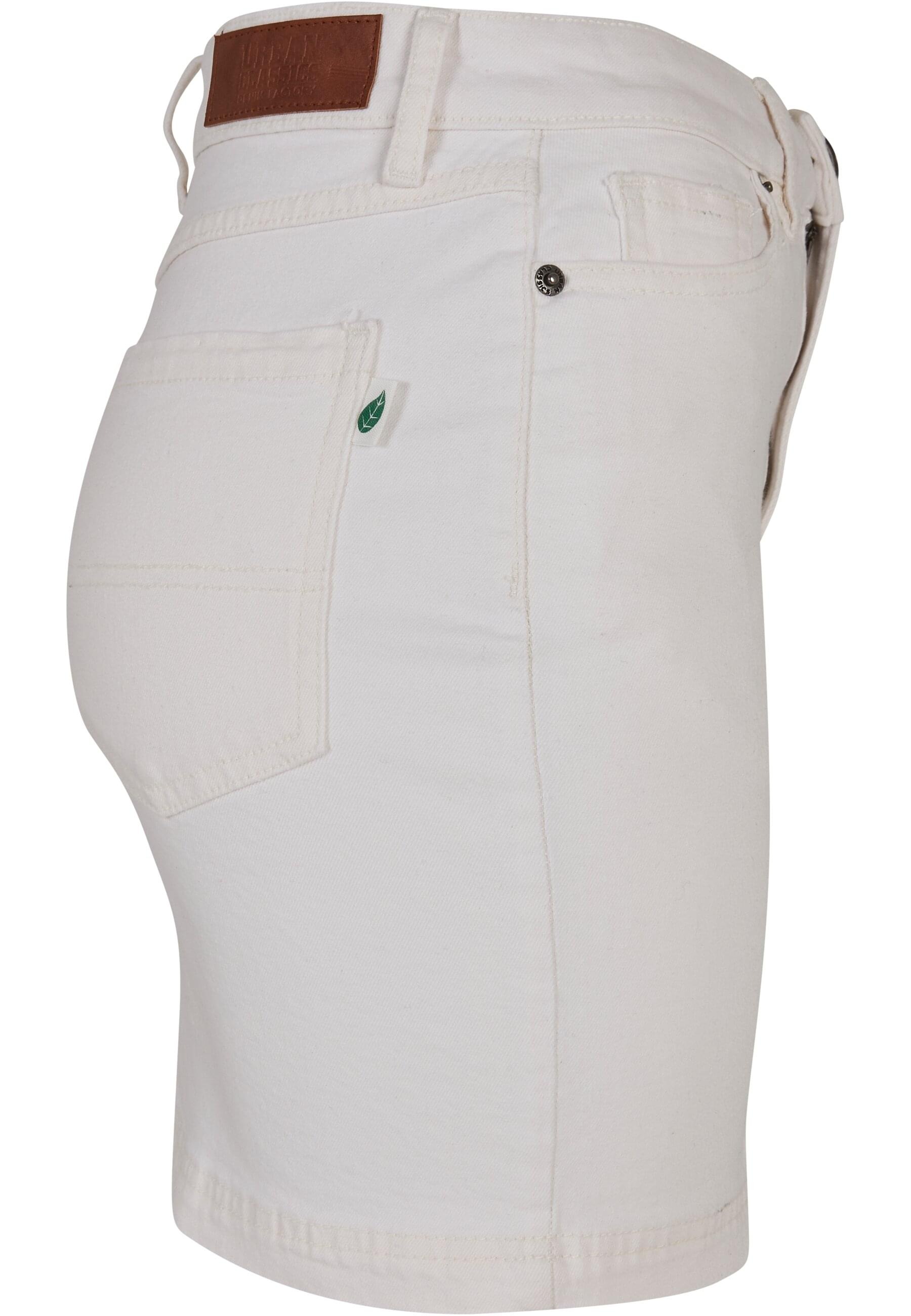 URBAN CLASSICS Jerseyrock »Urban Classics Damen Ladies Organic Stretch Denim Mini Skirt« 1 Stk.