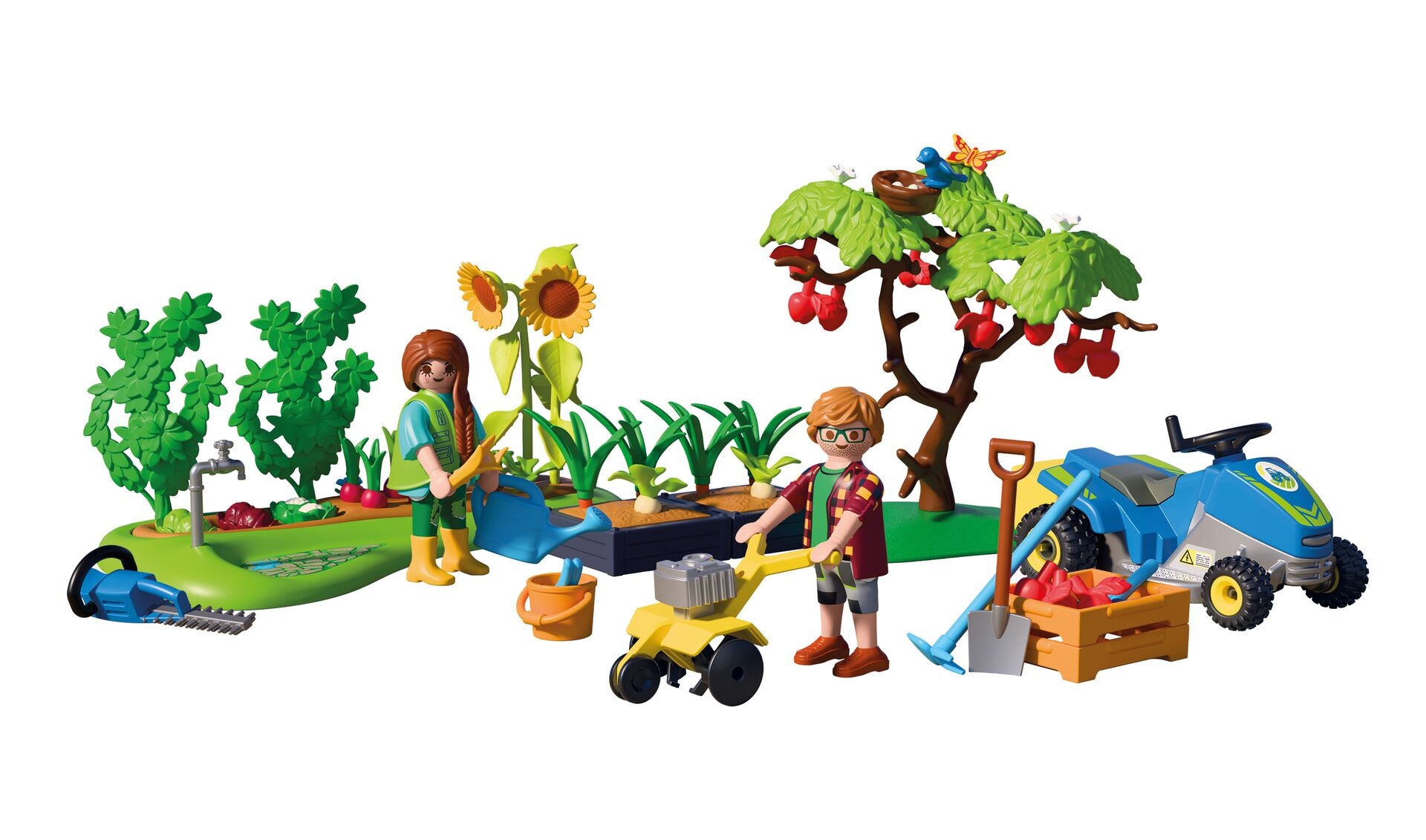 Playmobil® Konstruktions-Spielset »Idyllischer Gemüsegarten (72165), Country« Made in Europe