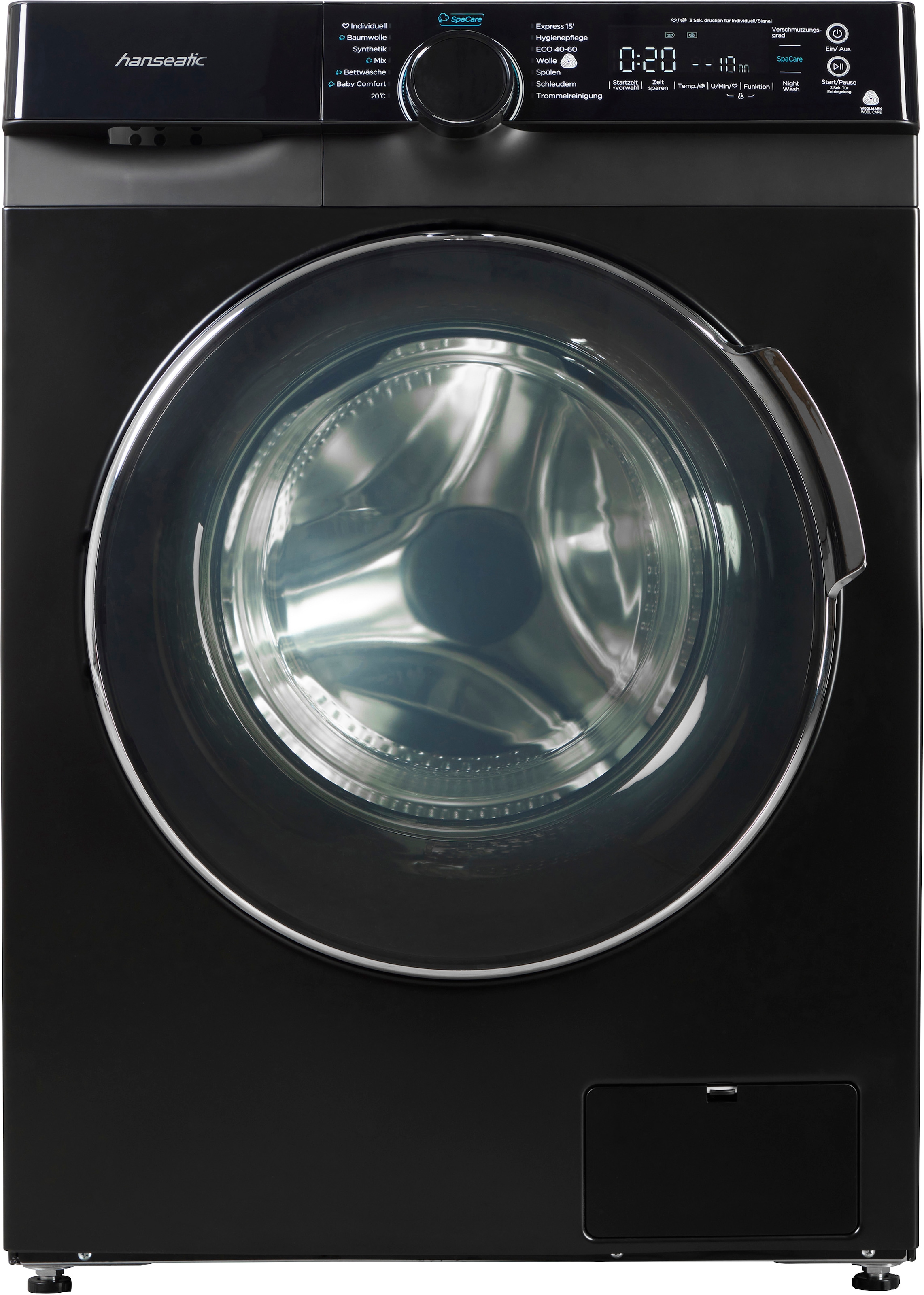 Hanseatic Waschmaschine »HWMK814A1BI« 8 kg 1400 U/min Überlaufschutzsystem