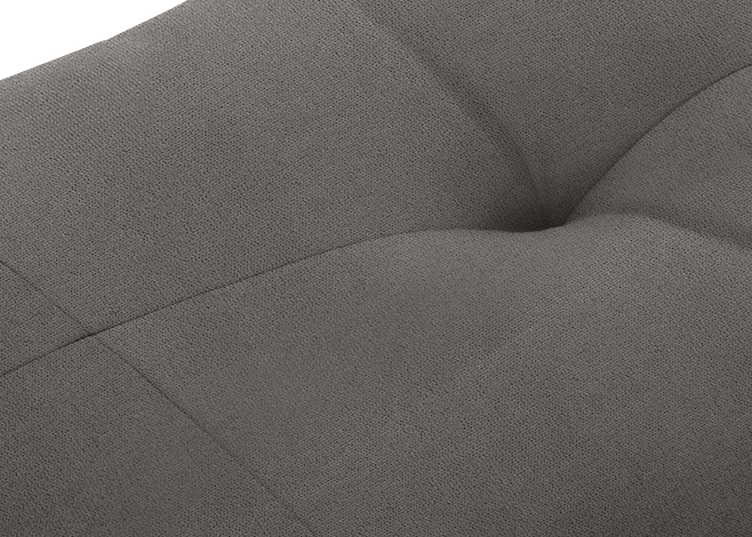 W.SCHILLIG Hocker »softy«, mit dekorativer Heftung im Sitz, Füße Chrom glänzend
