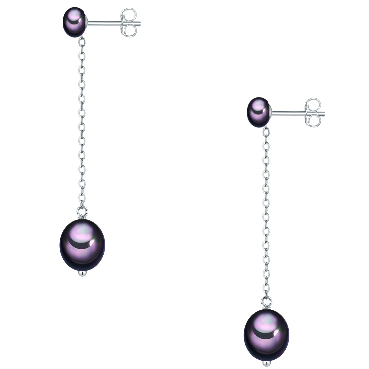 Valero Pearls Paar Ohrhänger »Set: VP867«, (2 tlg.), aus Sterling Silber