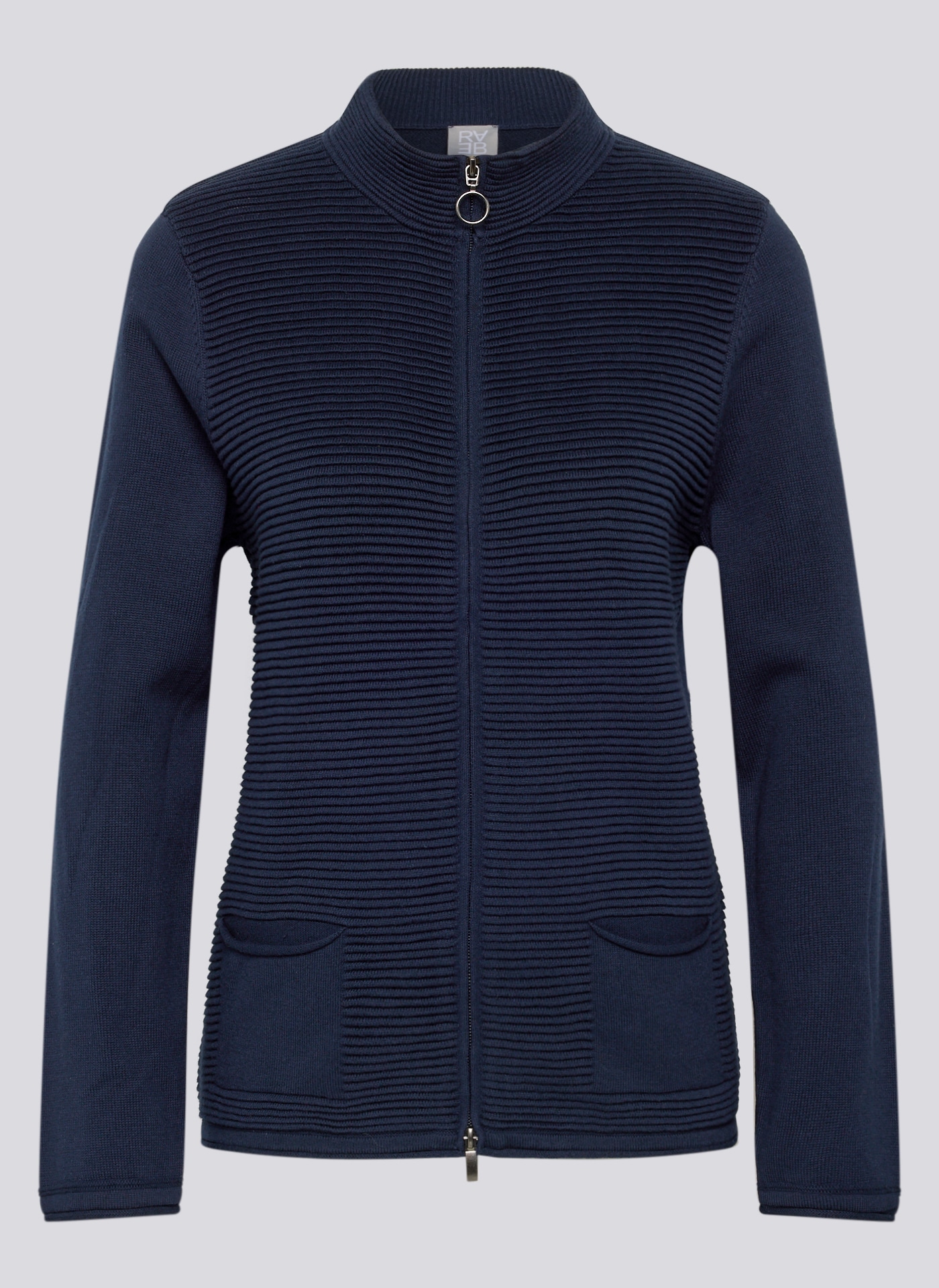Rabe Strickjacke mit Taschen