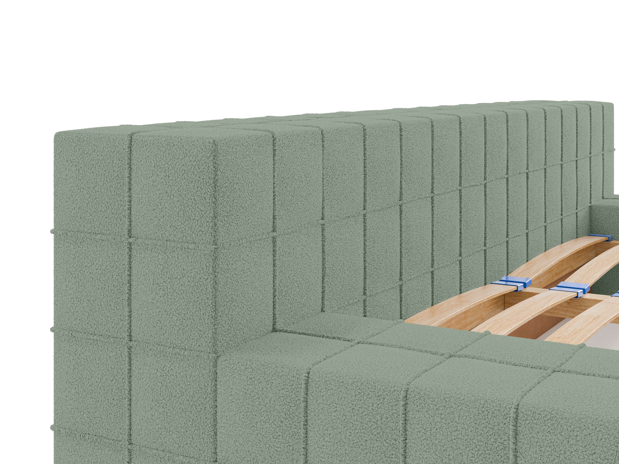 INOSIGN Polsterbett »VENDY wahlweise mit Matratze und Topper, in 3 Breiten erhältlich« Bettgestell mit Kopfteil und Bettkasten, mit/ohne Matratze (BFK/TFK)