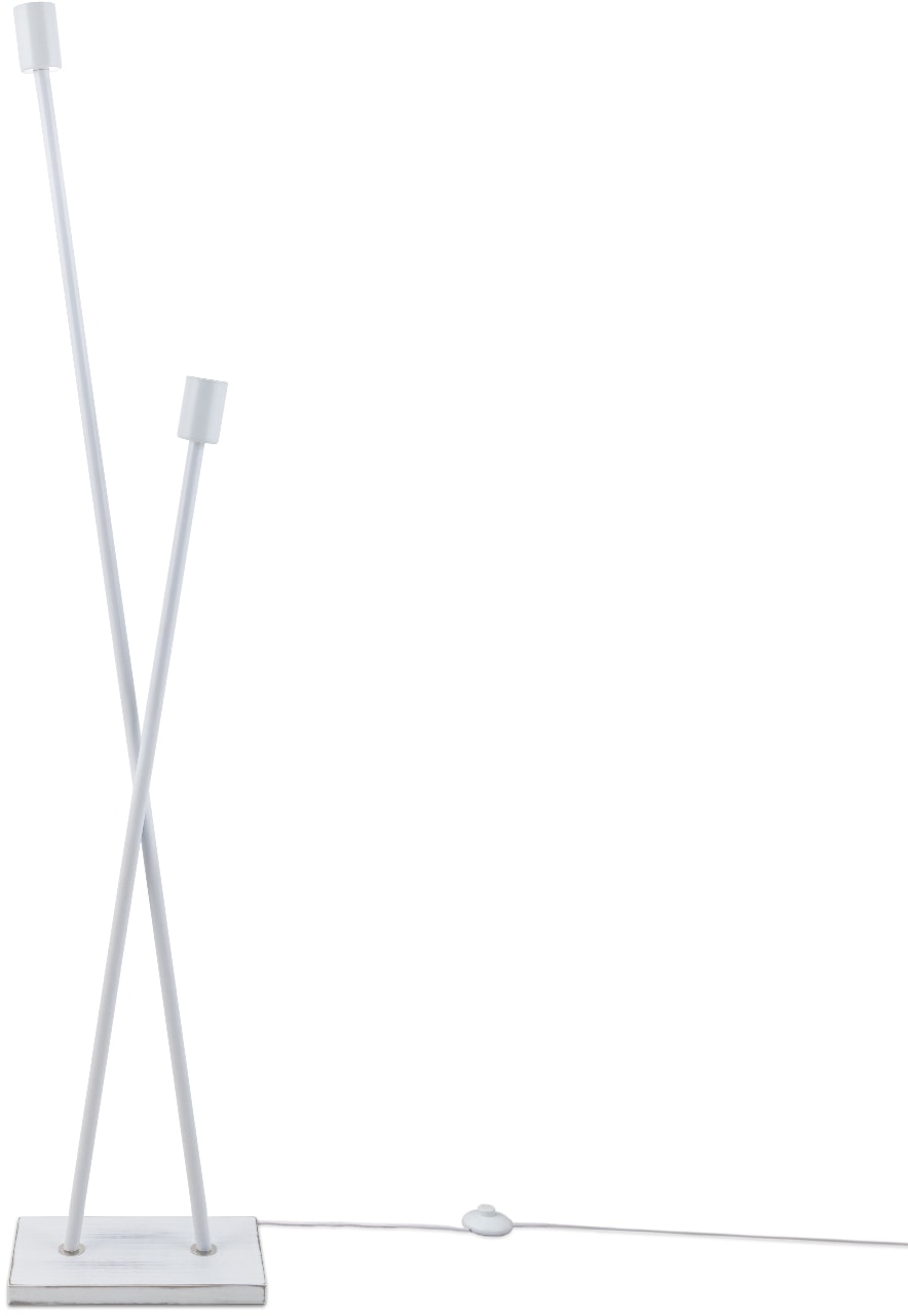 Paco Home Stehlampe »IKS«, 2 flammig, Leuchtmittel E27   ohne Leuchtmittel, günstig online kaufen