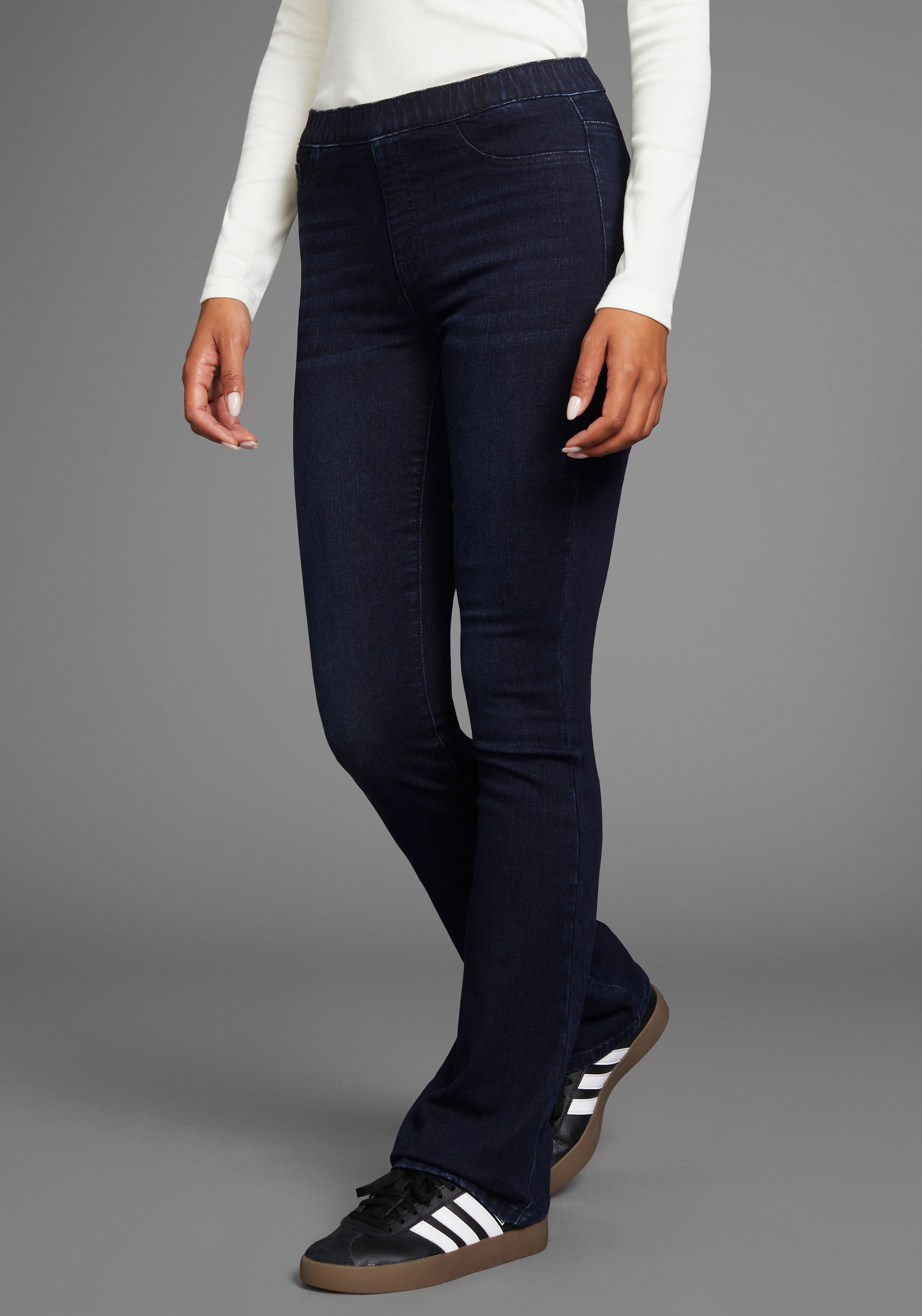 Arizona Jeansjeggings »Bootcut mit leichtem Thermo Effekt«, High Waist