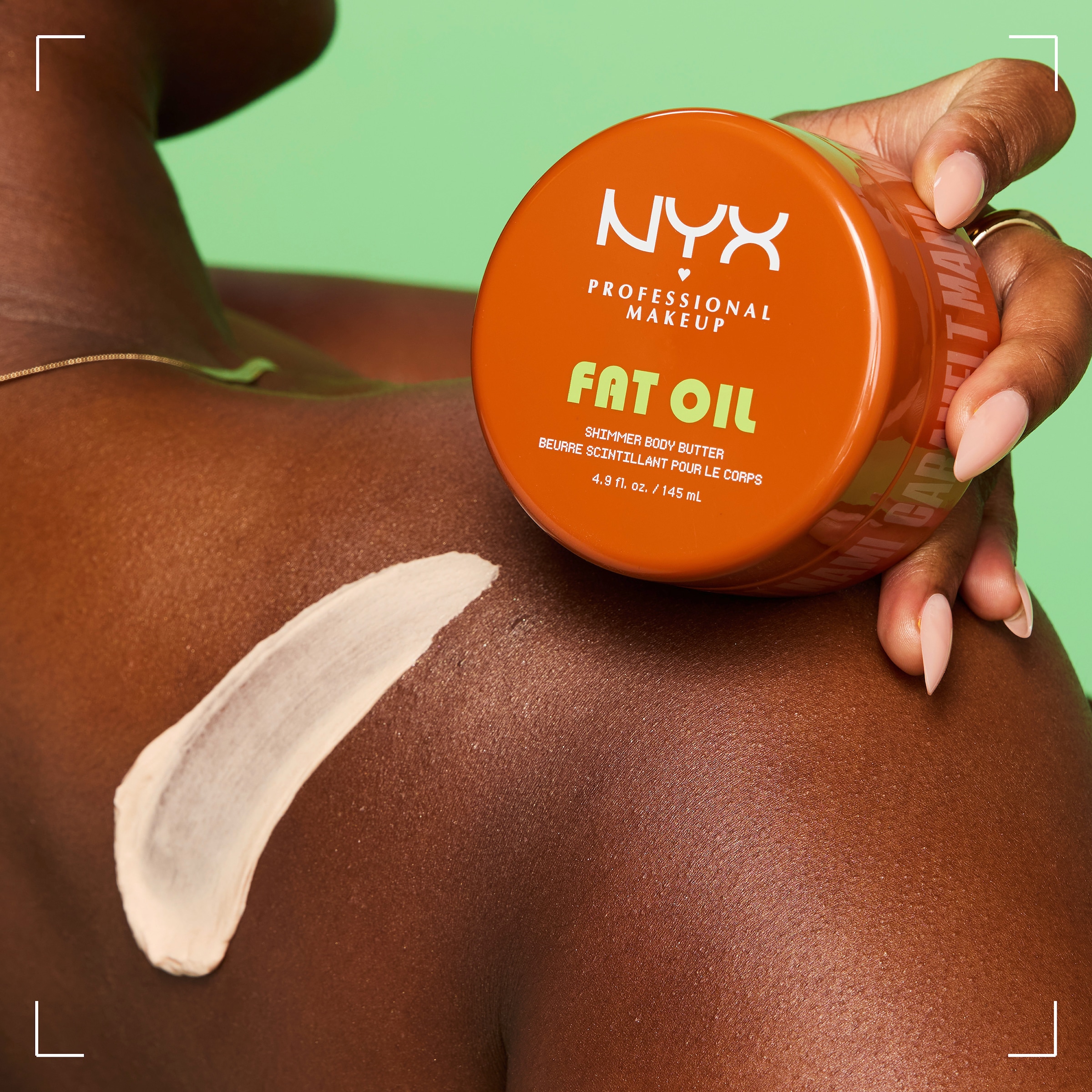 NYX PROFESSIONAL MAKEUP Körperbutter »FAT OIL BODY BUTTER CARAMELT MAMI« reichhaltige Körperbutter Mini, mit 24h Hydration