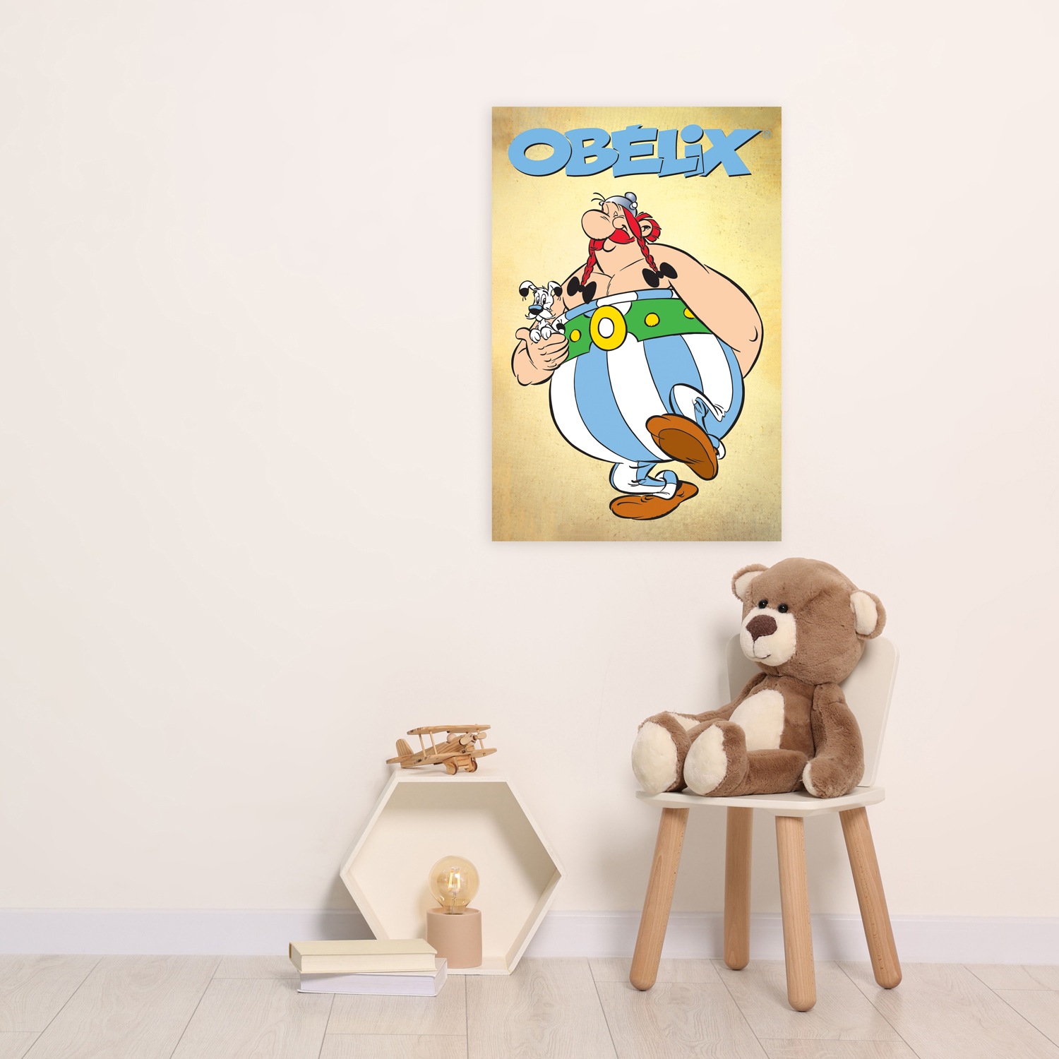 LuckyLinde Leinwandbild »Obelix und Idefix«, Cartoon-Comic-Fantasy-Figuren- günstig online kaufen