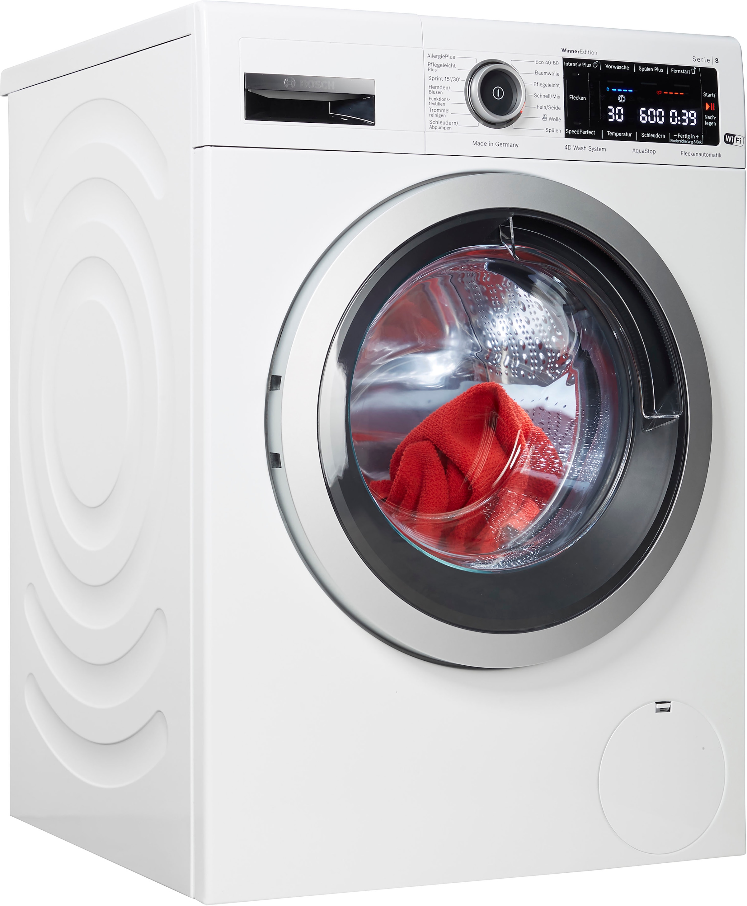 BOSCH Waschmaschine, WAV28MWIN, U/min bestellen kg, Rechnung 1400 auf 9