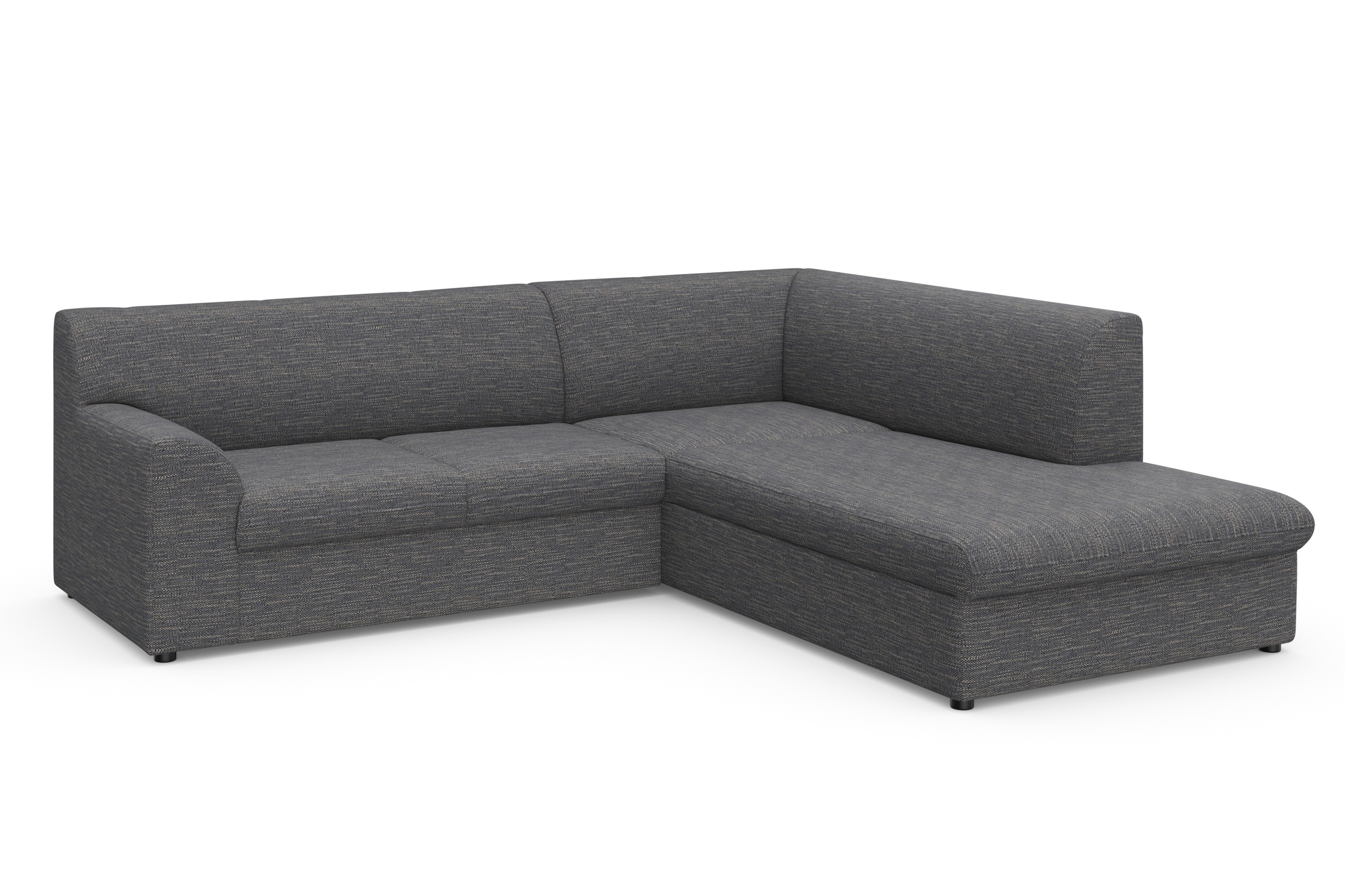 DOMO collection Ecksofa »Topper zeitlos elegant, kompakte Stellmaße, OTTOs Choice, L-Form«, mit Ottomane, wahlweise mit Schlaffunktion