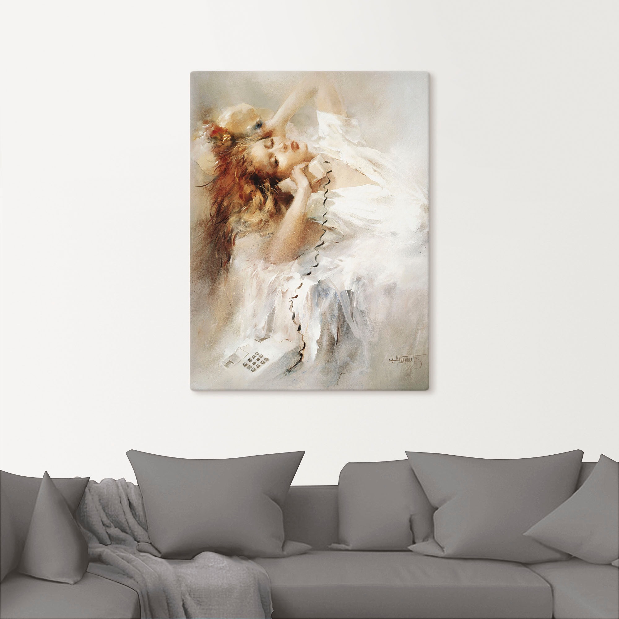 Artland Wandbild »Hoffnungsvoll« Frau 1 Stk. tlg. als Leinwandbild, Poster günstig online kaufen