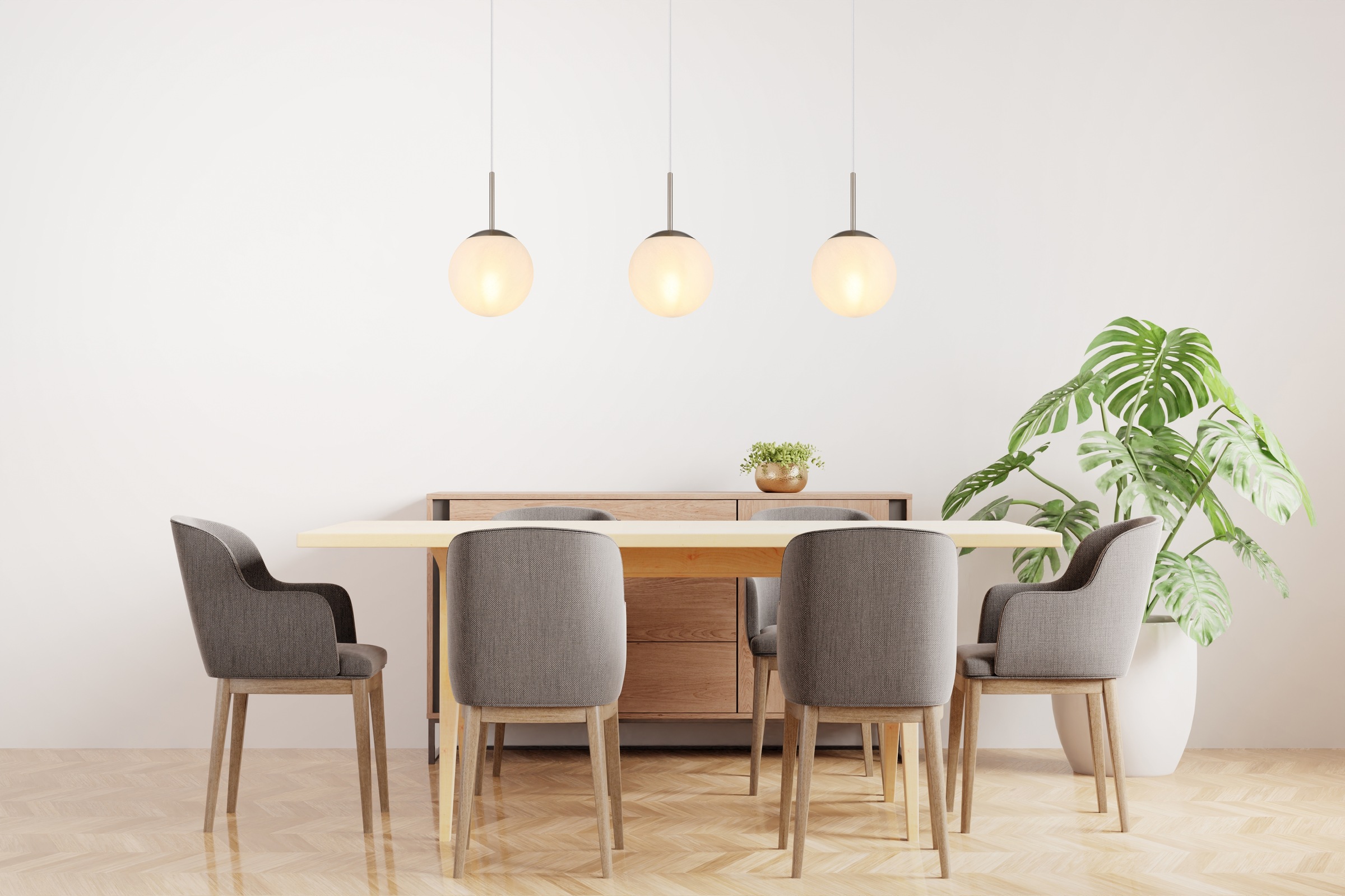 NOWA LED-Hängeleuchte »KOP«, 3 flammig, Leuchtmittel E27   ohne Leuchtmitte günstig online kaufen