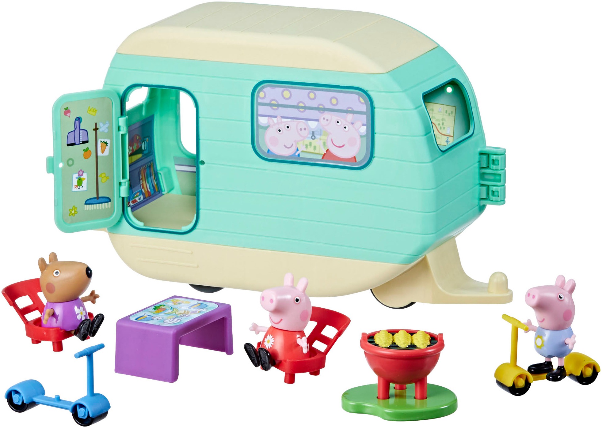 Hasbro Spielwelt »Peppa Pig, Peppas Wohnanhänger«