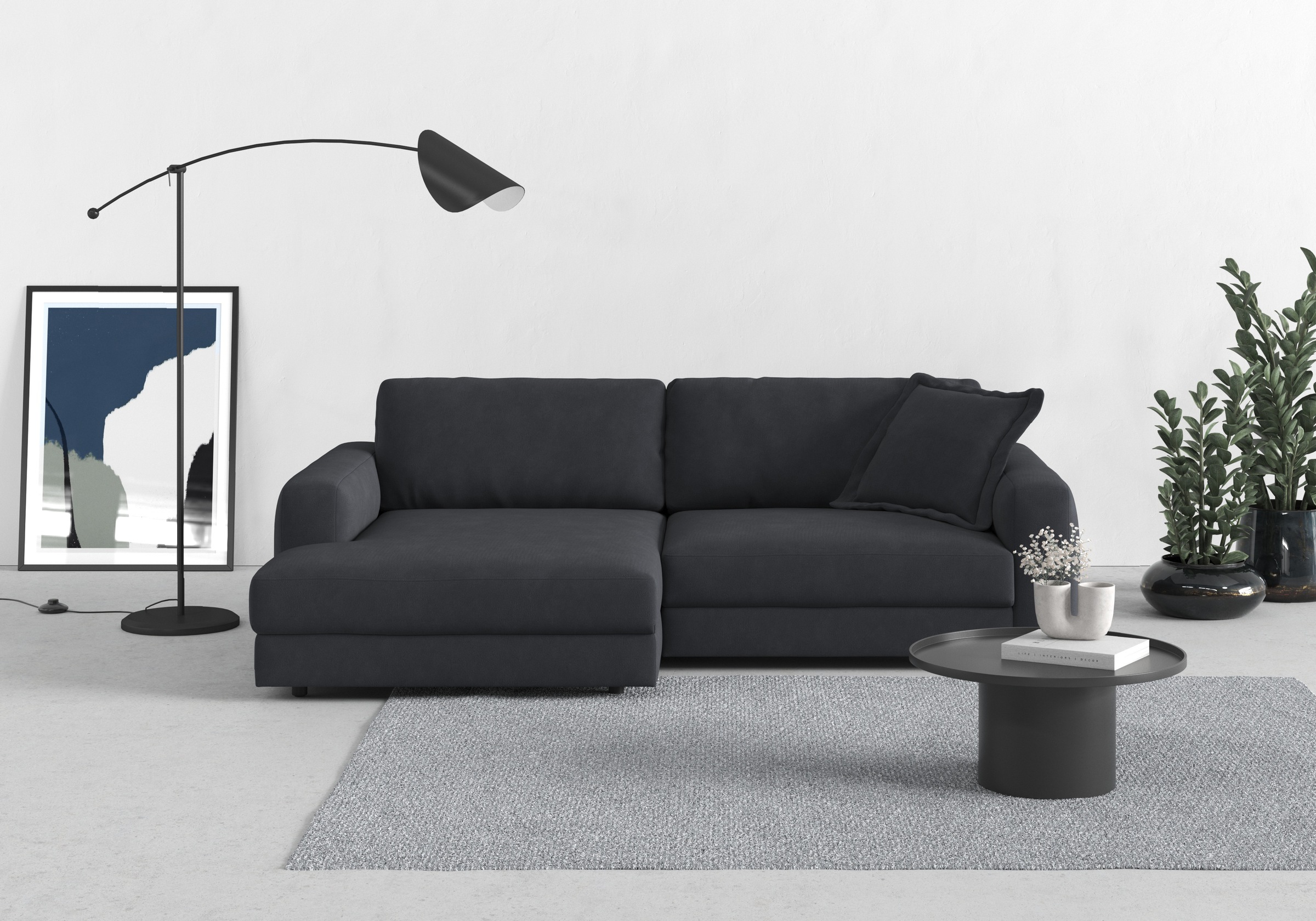 TRENDMANUFAKTUR Ecksofa »Bourbon, Mega Designsofa mit tollem Sitzkomfort, B günstig online kaufen