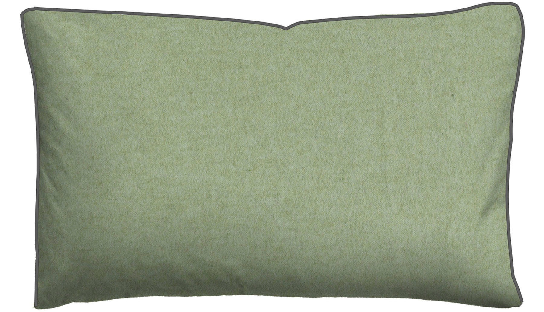 Biberna Kissenbezug »Hermal Biber mit Reißverschluss, Melange-Optik, Wendekissenbezug«, (1 St.), Feinflanell, Made in Germany zertifiziert, kuschelig weich, mit Paspel