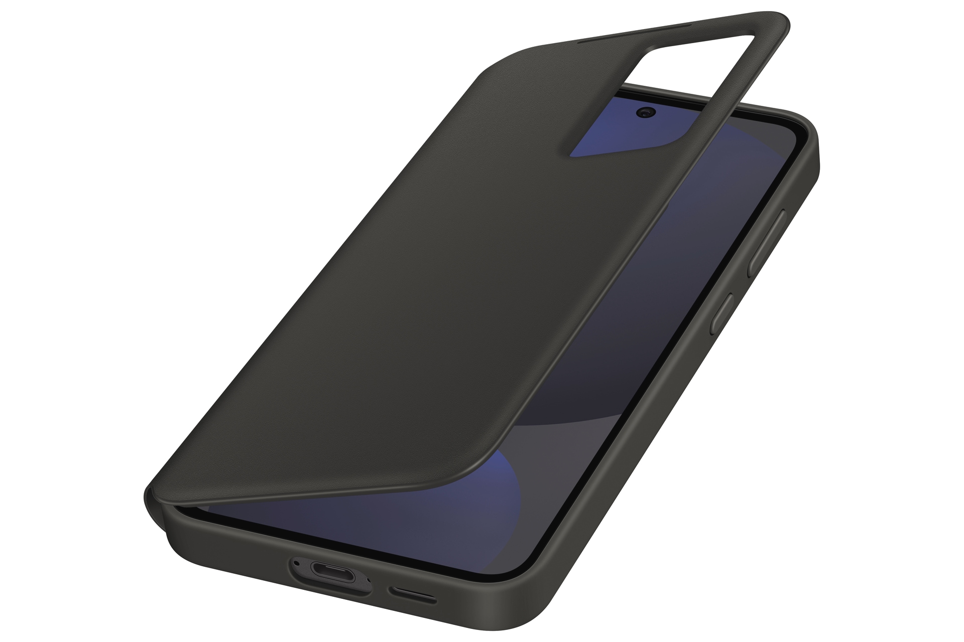 Samsung Handyhülle »Smart View Wallet Case für Samsung Galaxy S24 FE«, Backcover, Schutzhülle, Handyschutzhülle, Case, Schutzcase, stoßfest