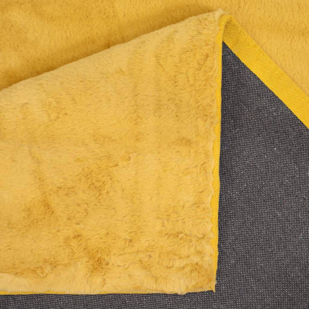Carpet City Hochflor-Teppich »TOPIA 400«, rechteckig, 21 mm Höhe, Kunstfell-Teppich mit Kaninchenfell-Optik, Haptik, Schlafzimmer