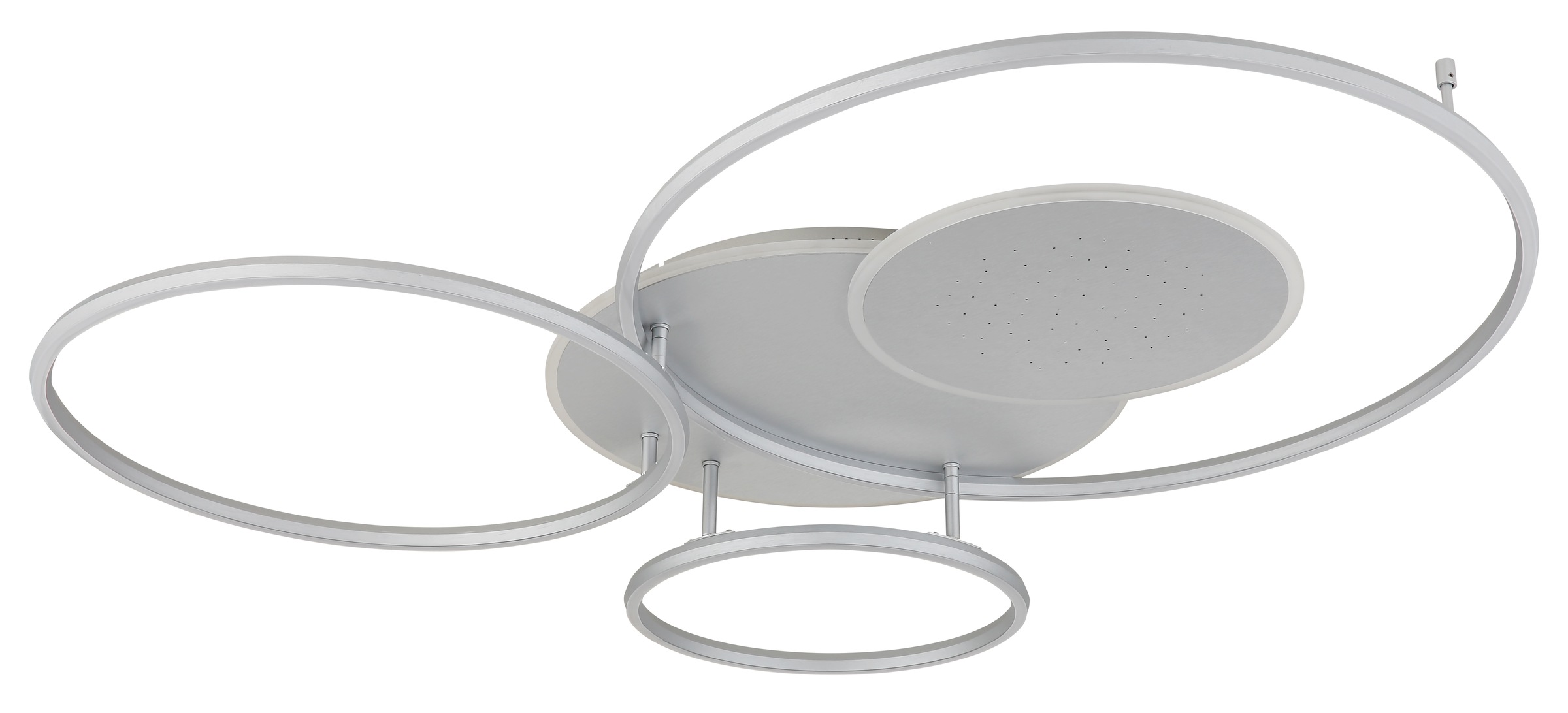 GLOBO LIGHTING Deckenleuchte »JOHNSON« LED-Modul 1 Stk. Smarte LED-Deckenleuchte, dimmbar, Fernbedienung, flexibel