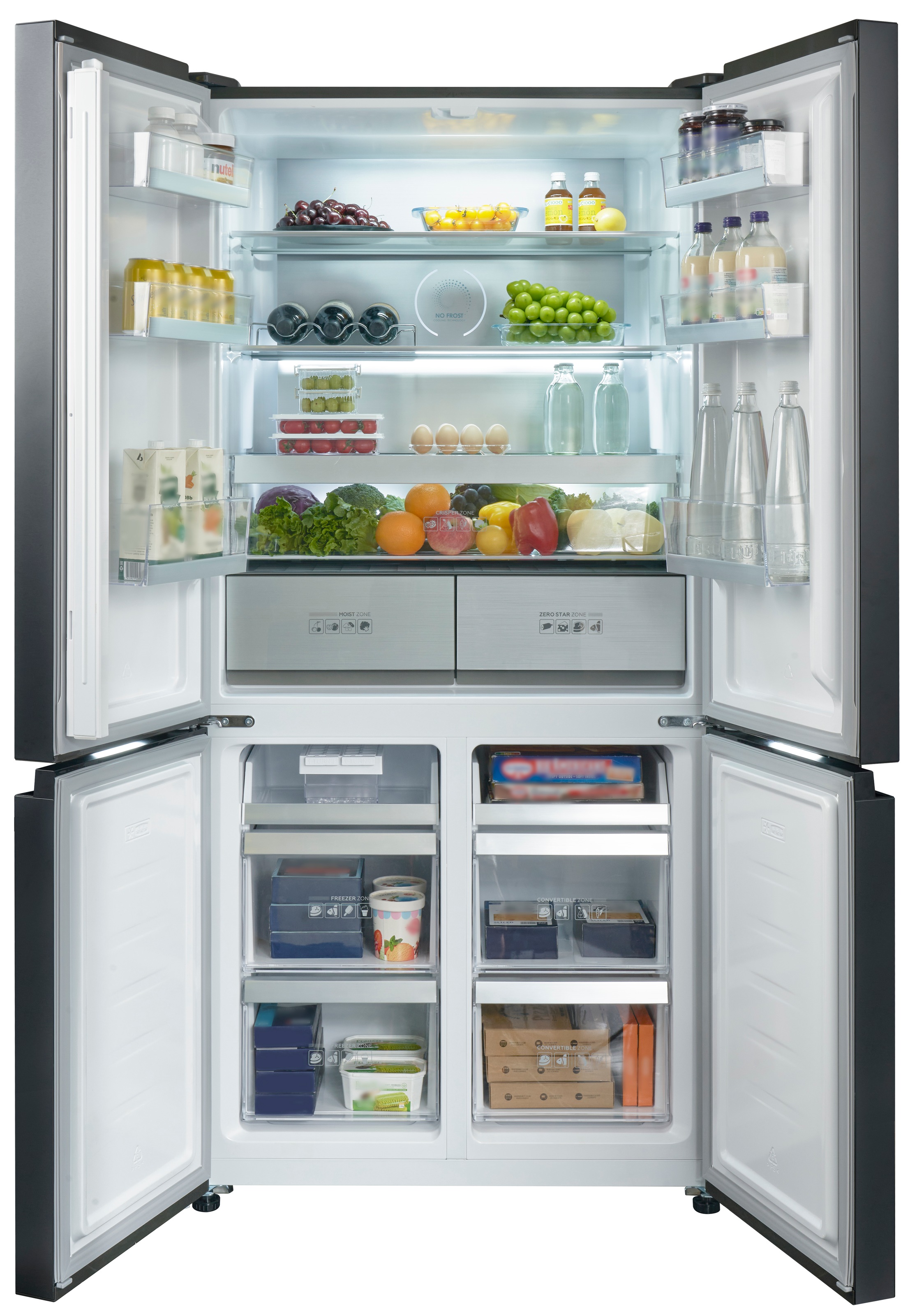 Hanseatic Multi Door »HCDA19090CBI« 190,5 cm hoch 91 cm breit NoFrost, Mult günstig online kaufen