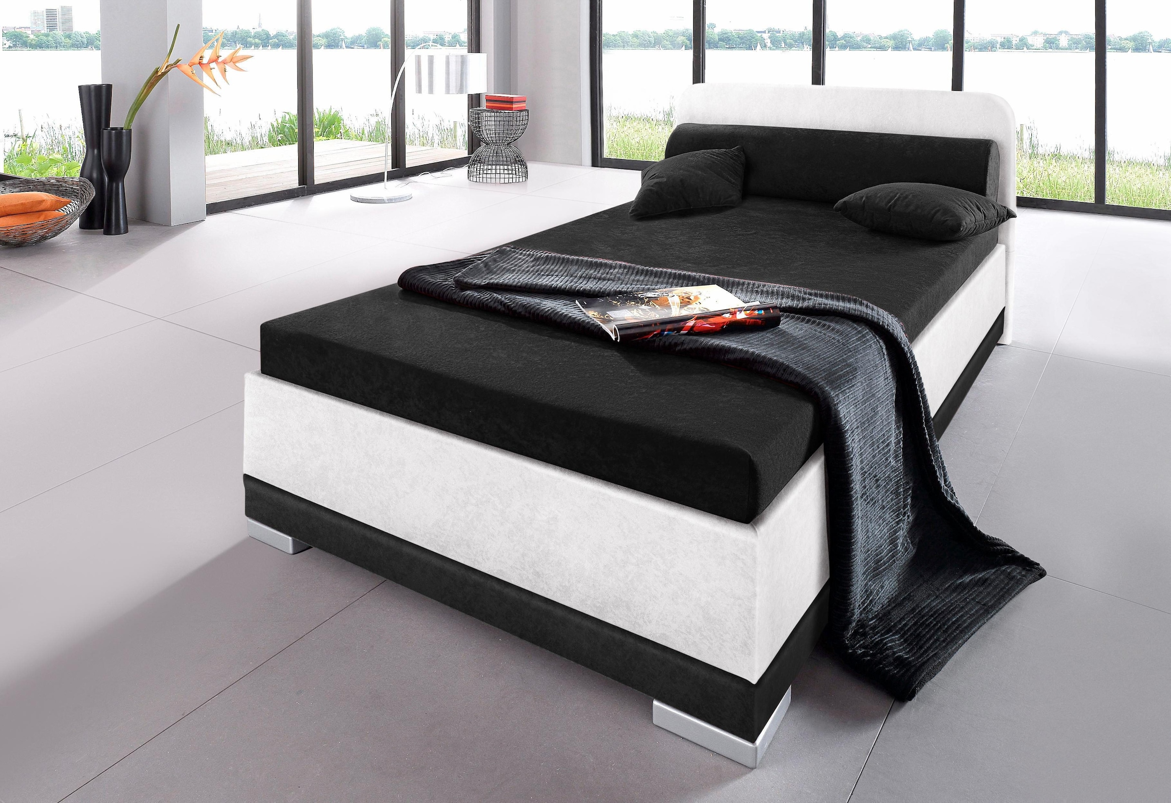 Maintal Polsterbett »wahlweise mit Matratze und praktischen Bettkasten,« günstig online kaufen