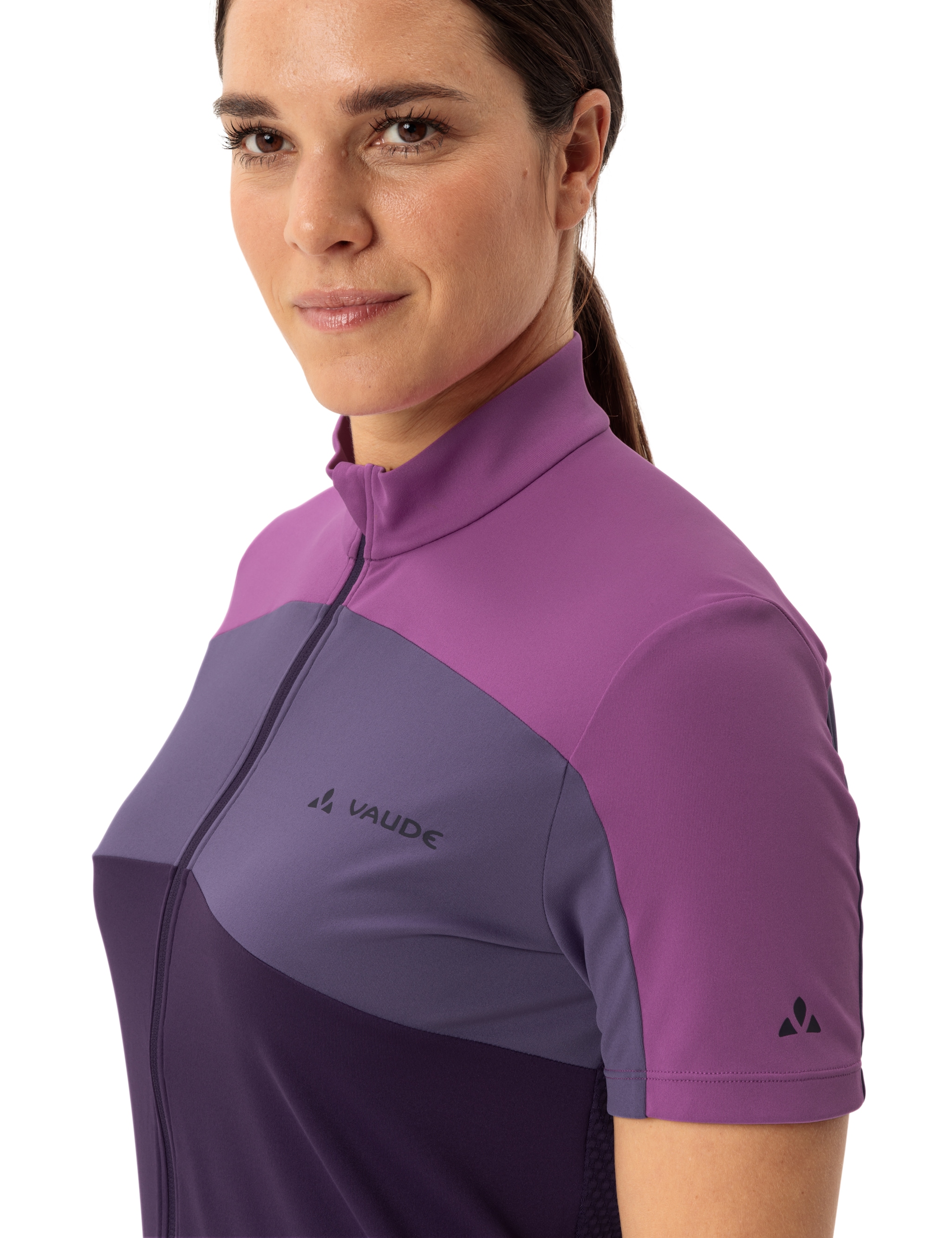 VAUDE Radtrikot »WOMEN'S MATERA FZ TRICOT«, Fahrradshirt Colorblocking