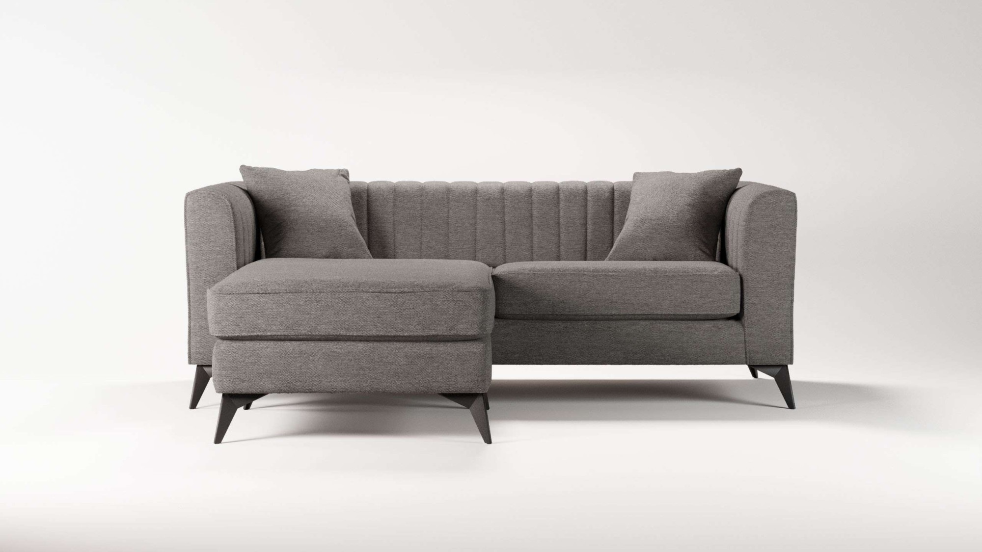Places of Style Ecksofa »MATTHEW L-Form ideal für kleine Räume, Maße B/T/H: günstig online kaufen