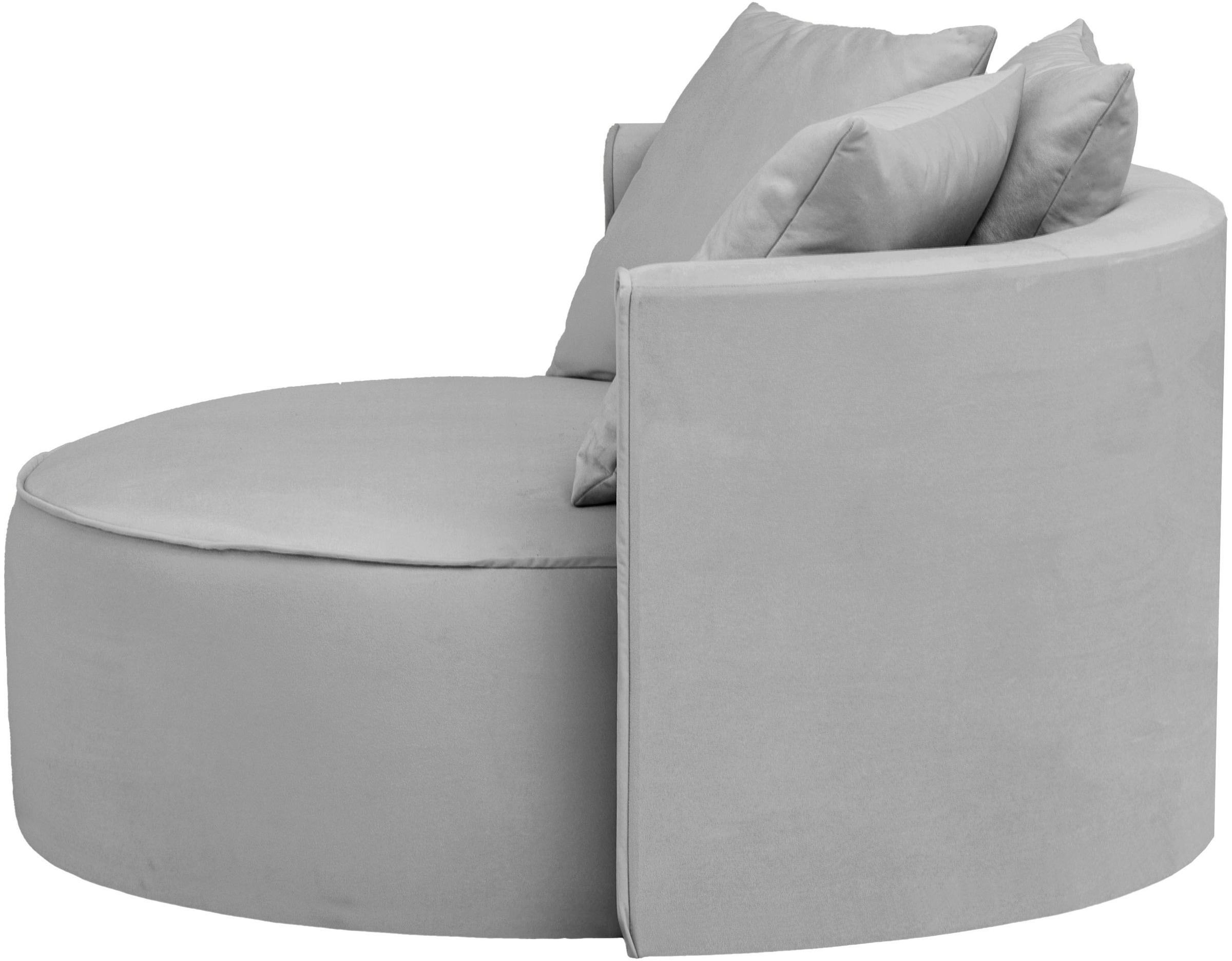LeGer Home by Lena Gercke XXL-Sessel »Isalie, Lesesessel, Loveseat, inklusive Zierkissen«, extra große Sitzfläche, optional mit Hocker, Cord, Samt, Bouclé