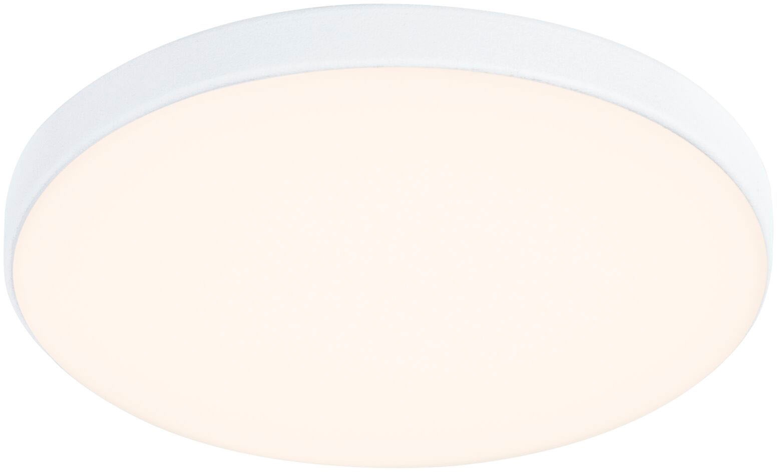 Paulmann LED Einbauleuchte »Veluna VariFit Edge IP44 rund 90mm 450lm 3000K Weiß dimmbar«, 1 flammig, LED Einbaupanel IP44 rund 90mm 450lm 3000K Weiß dimmbar