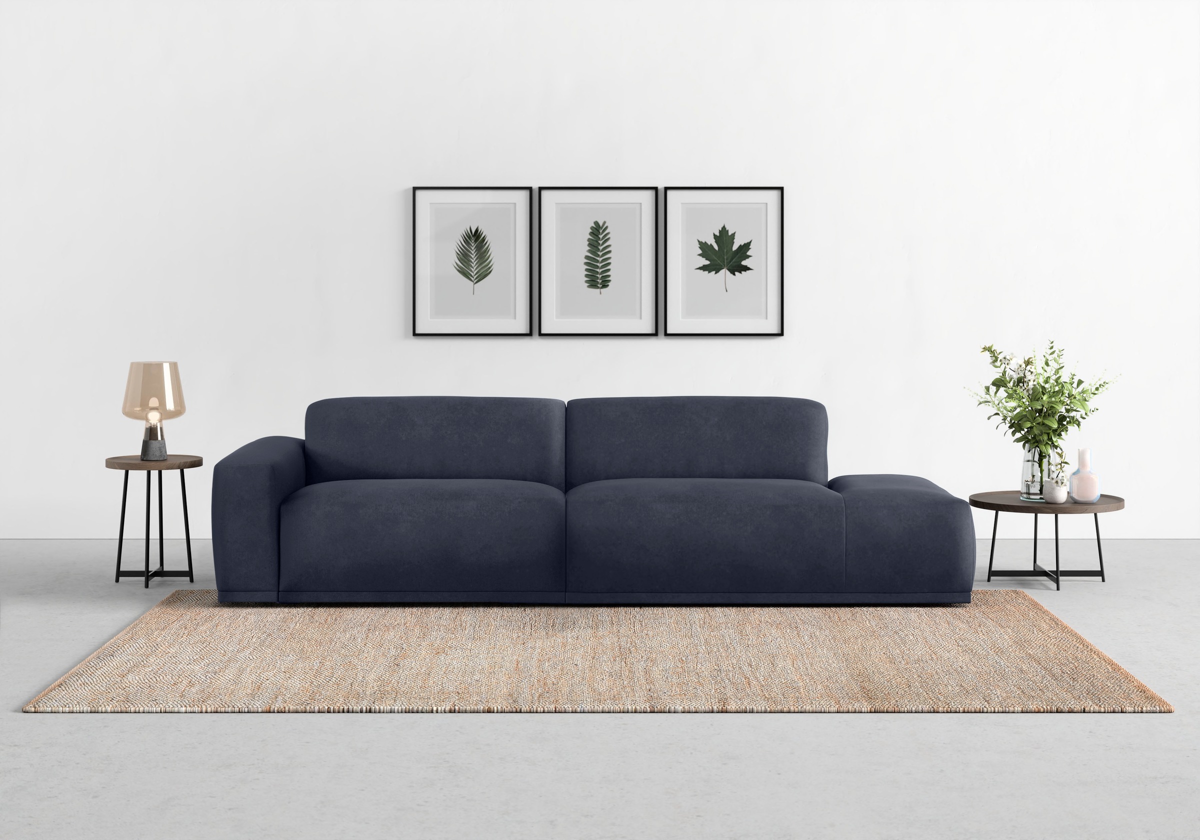 TRENDMANUFAKTUR Big-Sofa »Braga, mit hochwertigem Kaltschaum, Megasofa, in günstig online kaufen