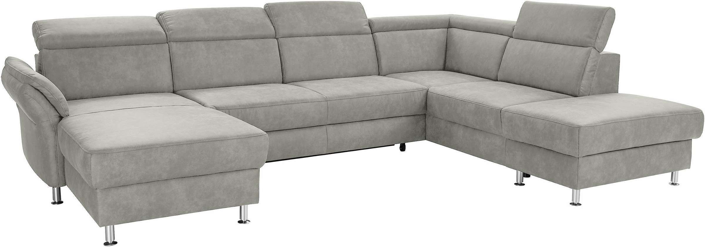 sit&more Wohnlandschaft »Avignon U-Form«, wahlweise mit Bettfunktion und Stauraum, inklusive Kopfteilverstellung