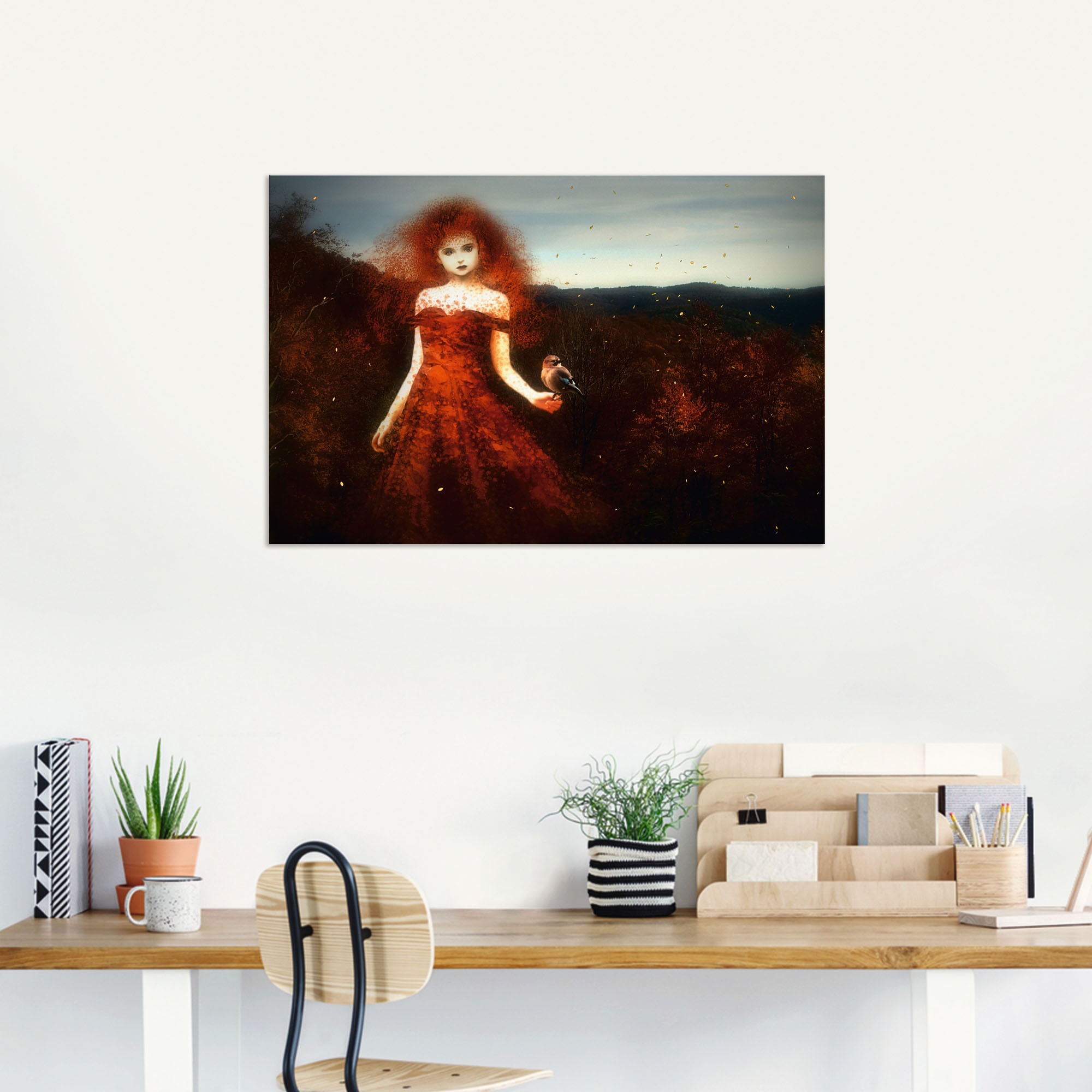 Artland Wandbild »Holla die Waldfee«, Märchenbilder, (1 St.), als Alubild, Leinwandbild, Wandaufkleber oder Poster in versch. Größen